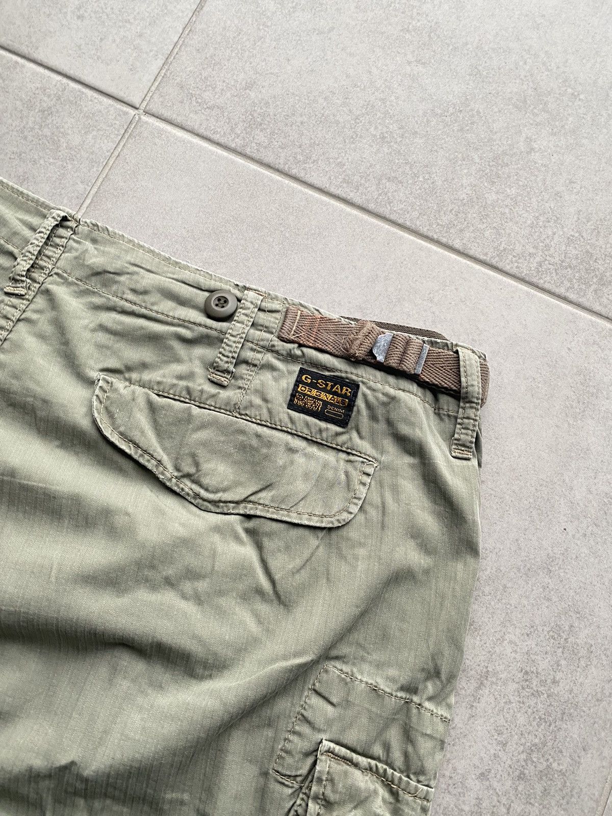 G-Star Vintage G Star Cargo Shorts Size US 38 / EU 54 - 9 Thumbnail