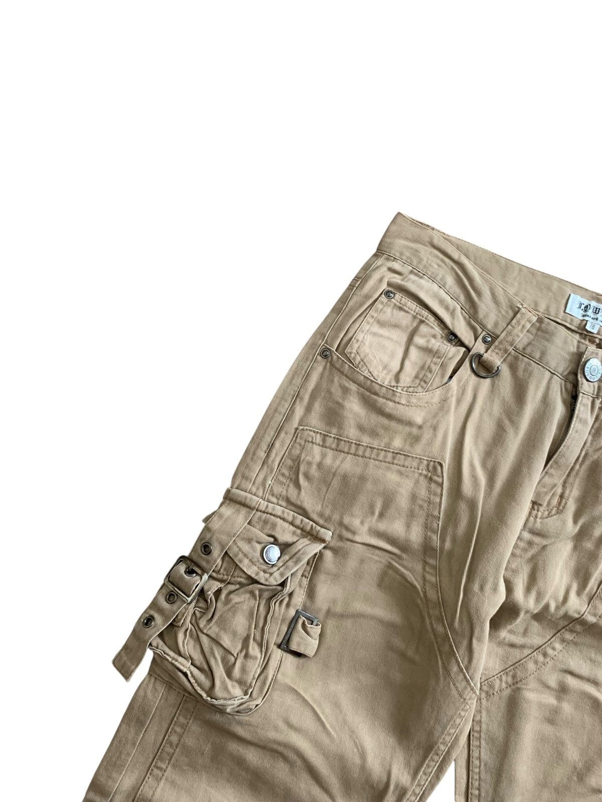 Japanese Brand Lowbox Japan Double Knee 3D Cargo Pants Size US 30 / EU 46 - 4 Thumbnail