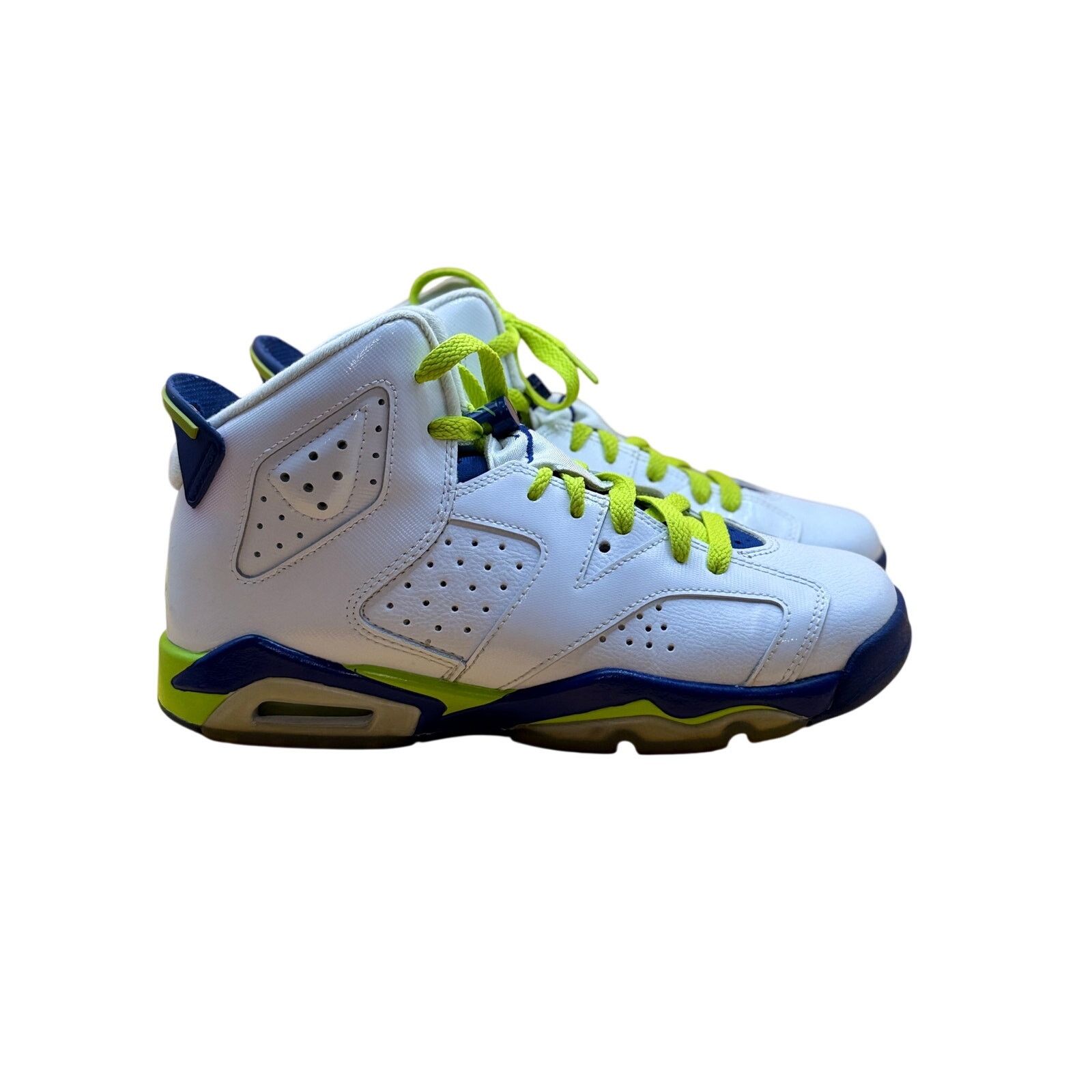 Jordan Brand Nike Air Jordan 6 Retro Fierce Green Seahawks Size 6 Size US 6 / EU 39 - 1 Thumbnail