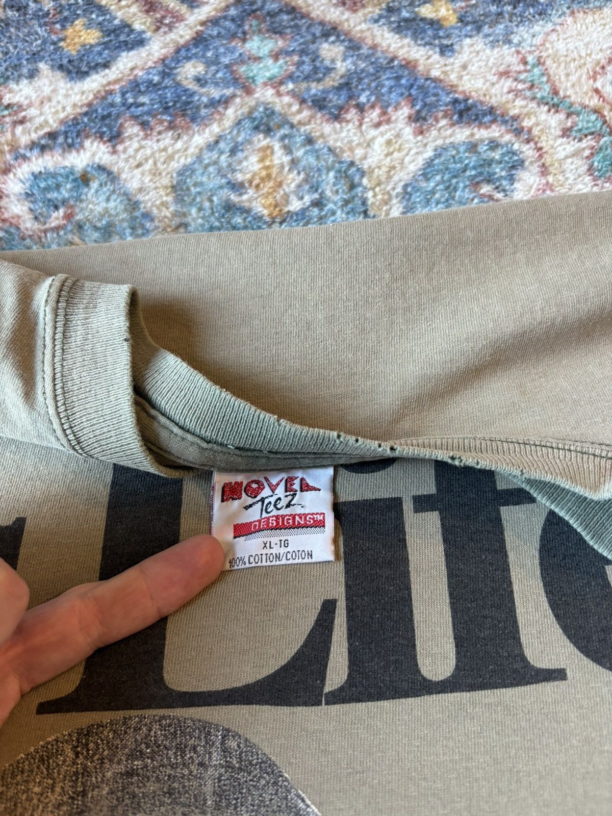 Vintage Vintage Hockey Is Life The Rest Is Details Faded T-shirt Size US XL / EU 56 / 4 - 3 Thumbnail