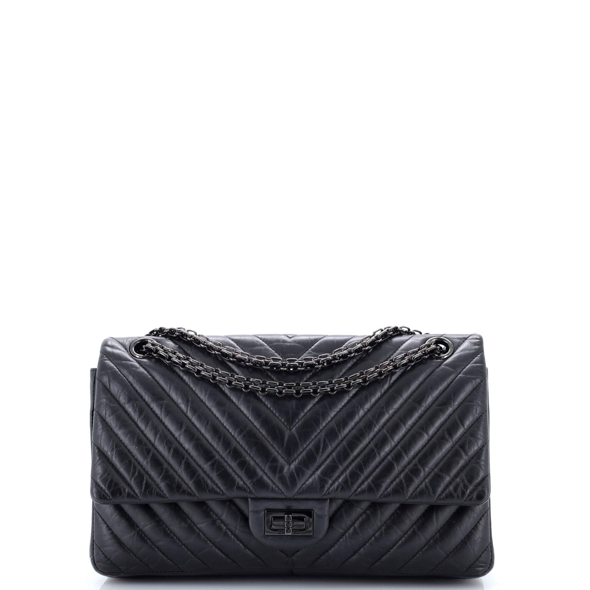Chanel So Black Reissue 2.55 Flap Bag Size ONE SIZE - 1 Thumbnail