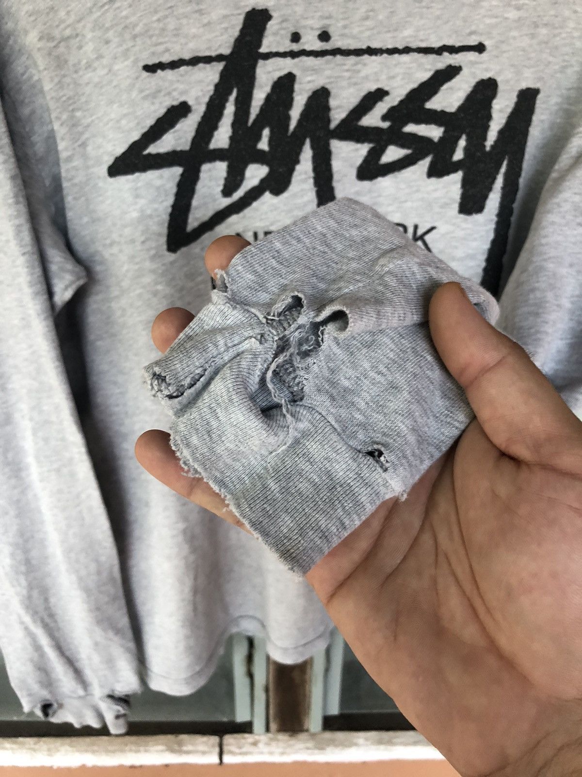 Stussy Vintage Thrashed Stussy Tour Long Sleeve Tee Size US M / EU 48-50 / 2 - 8 Thumbnail