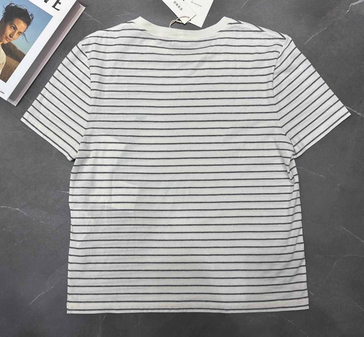 Celine CELINE striped colorblock short-sleeve tee M Size M / US 6-8 / IT 42-44 - 2 Thumbnail