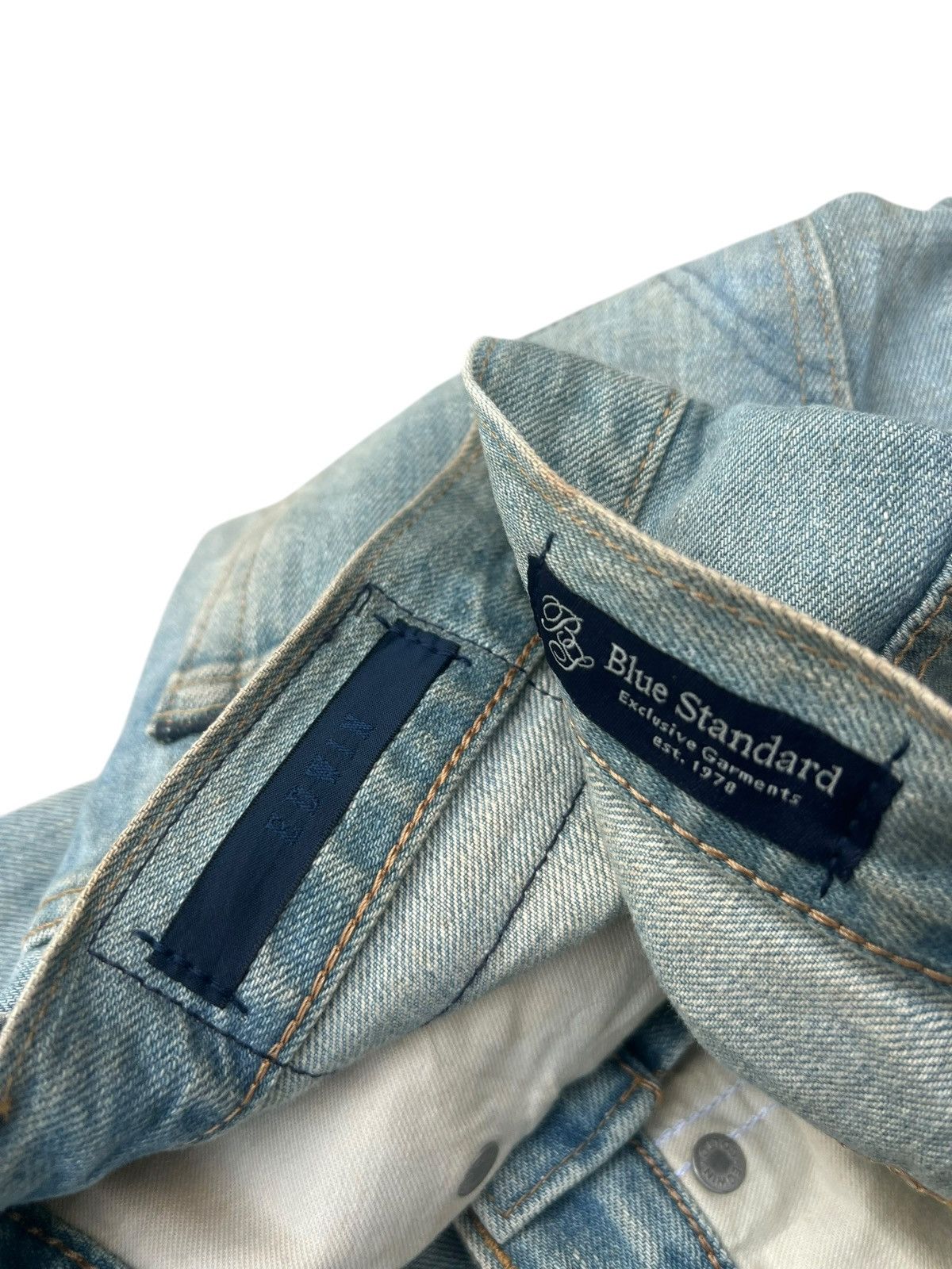 Edwin Edwin 503ST Blue Standard Dirty Mud Denim Selvedge Jeans Size US 29 - 22 Thumbnail