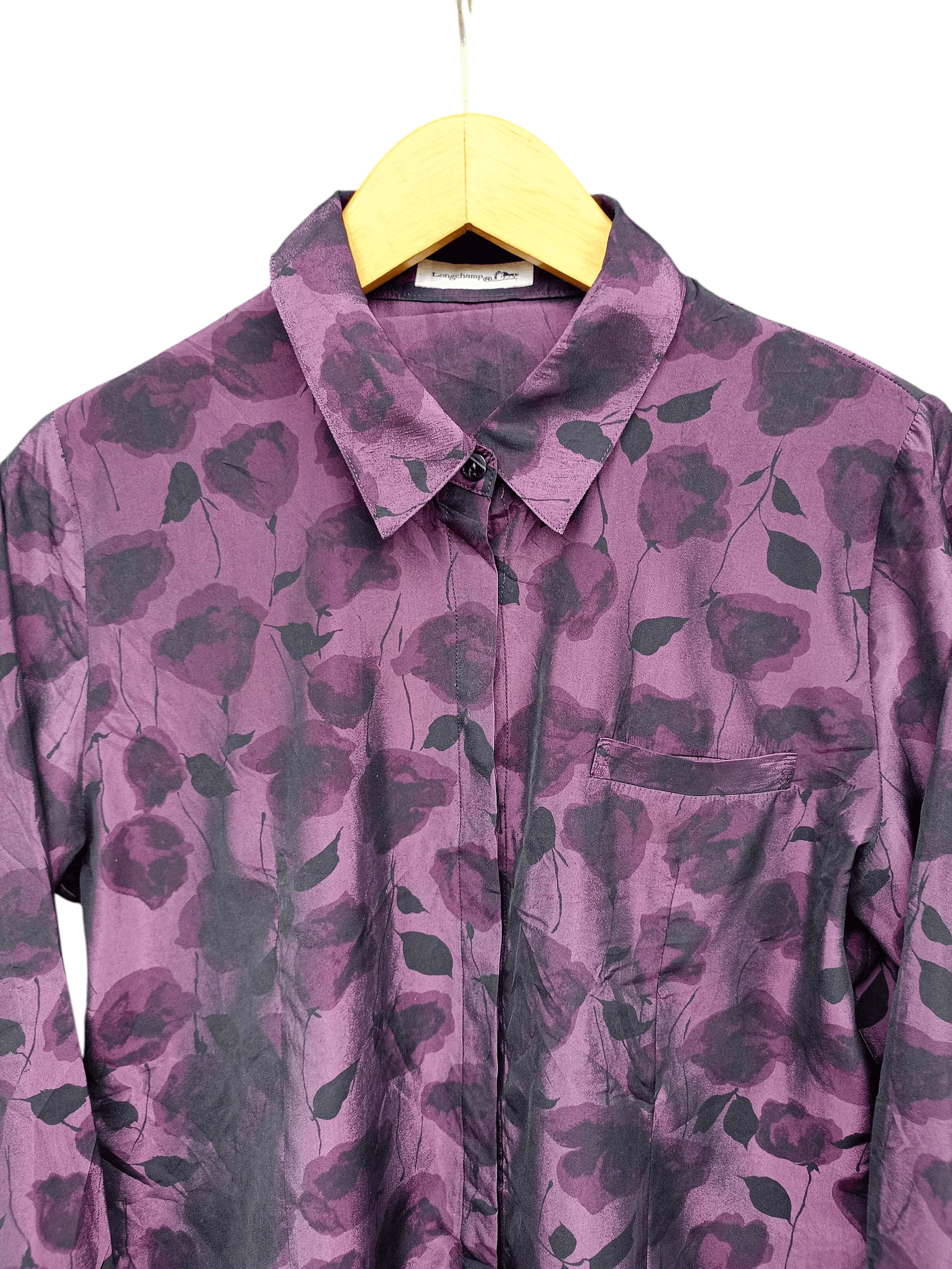 Longchamp Vintage Longchamp Button Shirts Size M / US 6-8 / IT 42-44 - 3 Thumbnail