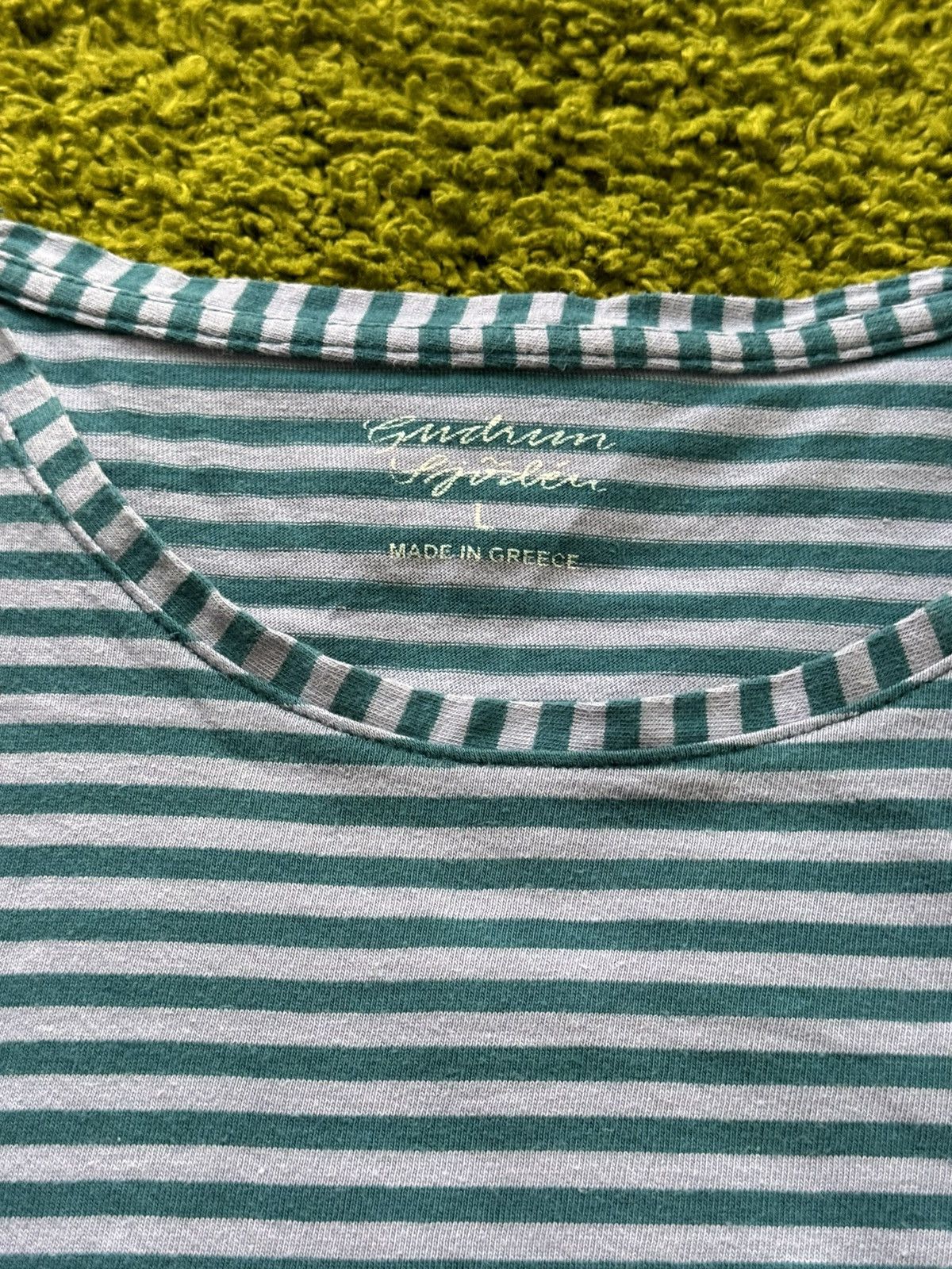 Designer Gudrun Sjoden avant garde striped longsleeve Size L / US 10 / IT 46 - 3 Thumbnail