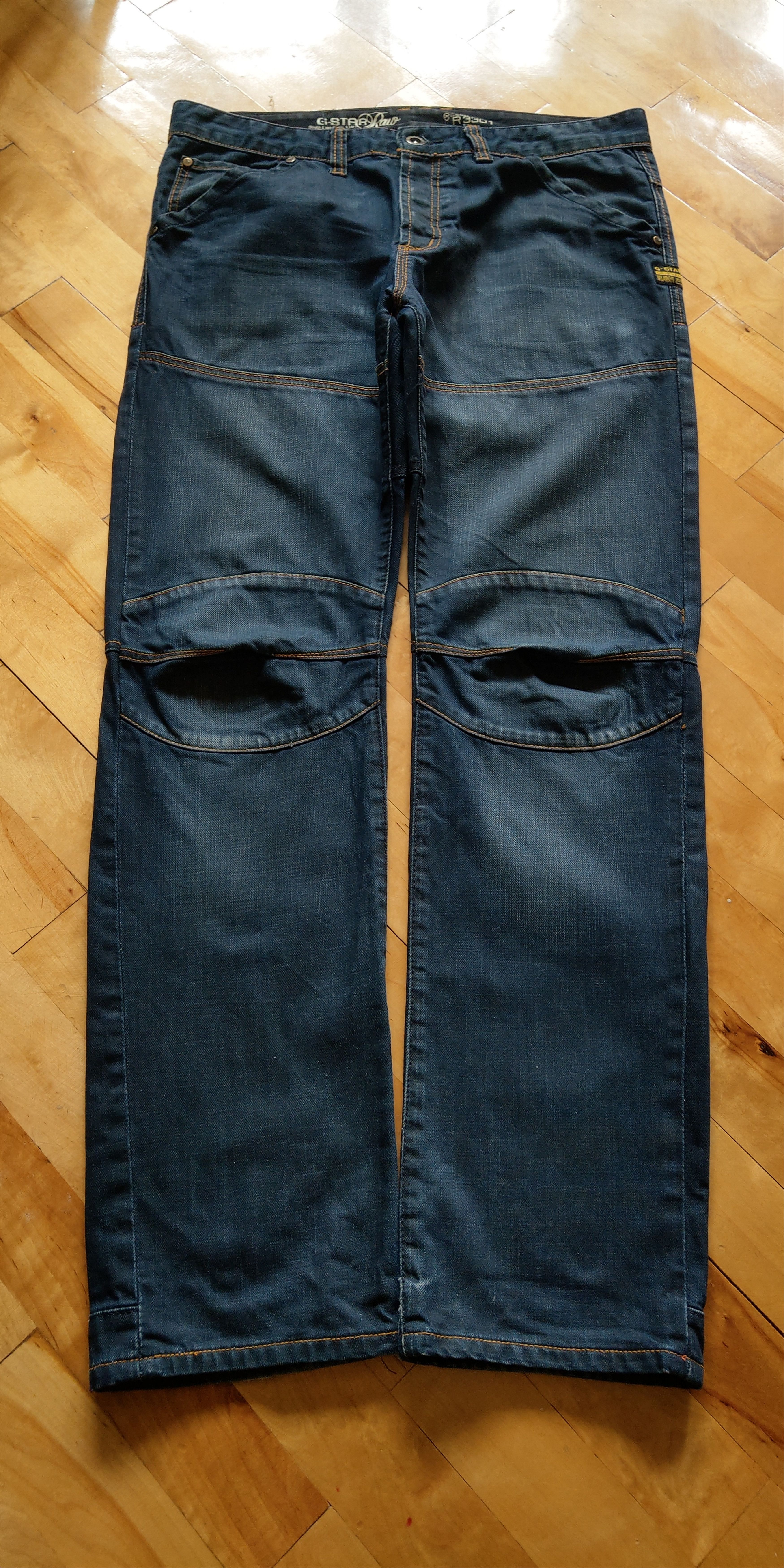 G-Star G-Star Typography Pants Flared Baggy Denim Goth GS RAW Size US 36 / EU 52 - 3 Thumbnail