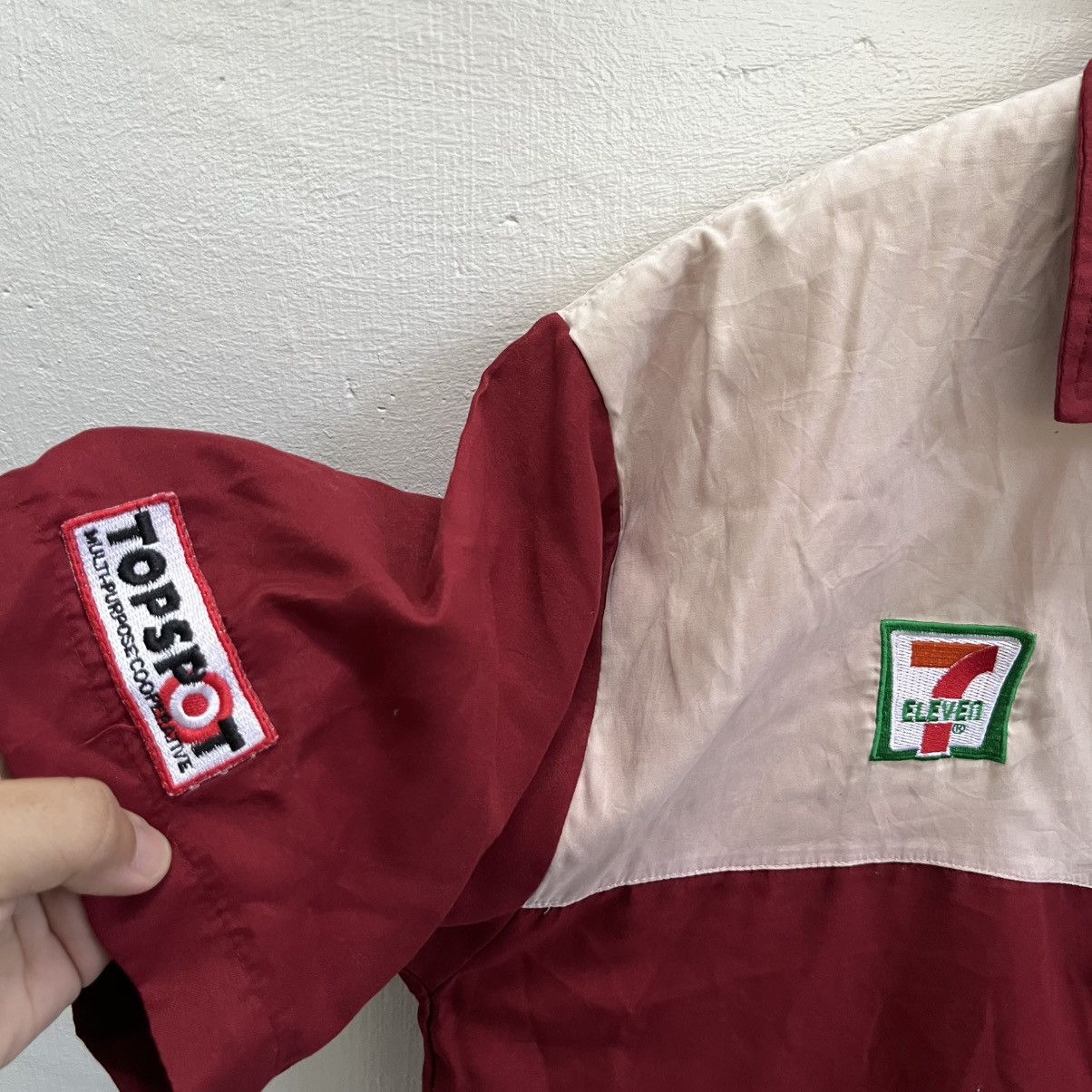 Japanese Brand Rare Vintage 7 Eleven Japan Staff/Crew Workwear Shirt Size US L / EU 52-54 / 3 - 3 Thumbnail