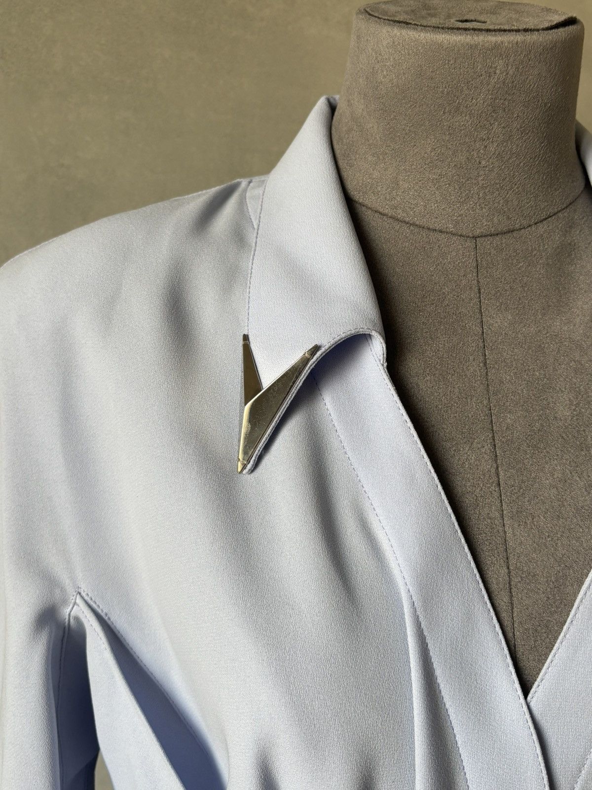 Thierry Mugler THIERRY MUGLER Long vintage shirt dress Size M / US 6-8 / IT 42-44 - 3 Thumbnail