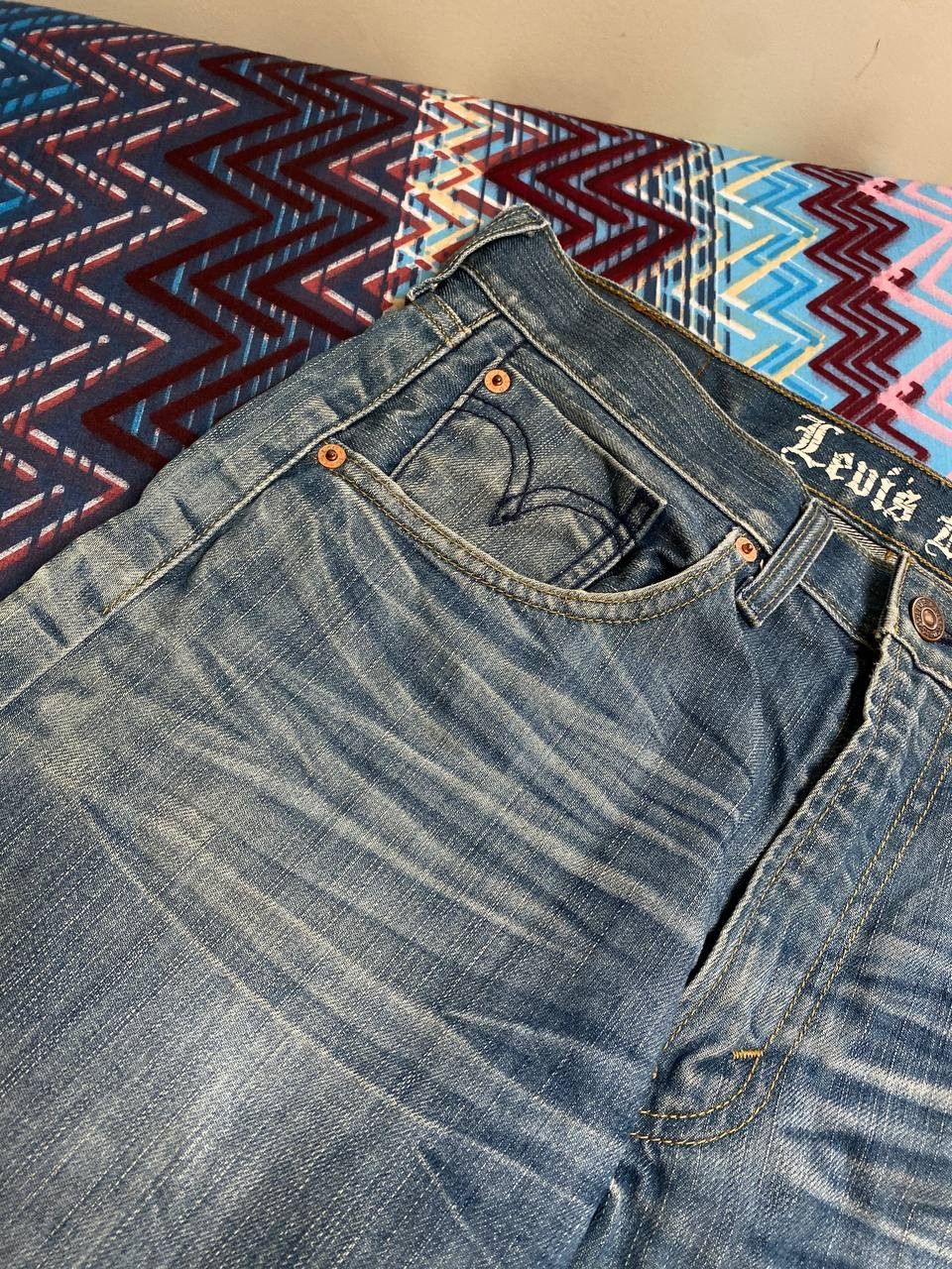 Levi's × Vintage Vintage Levis jeans stoned wash distressed Size US 32 / EU 48 - 18 Thumbnail