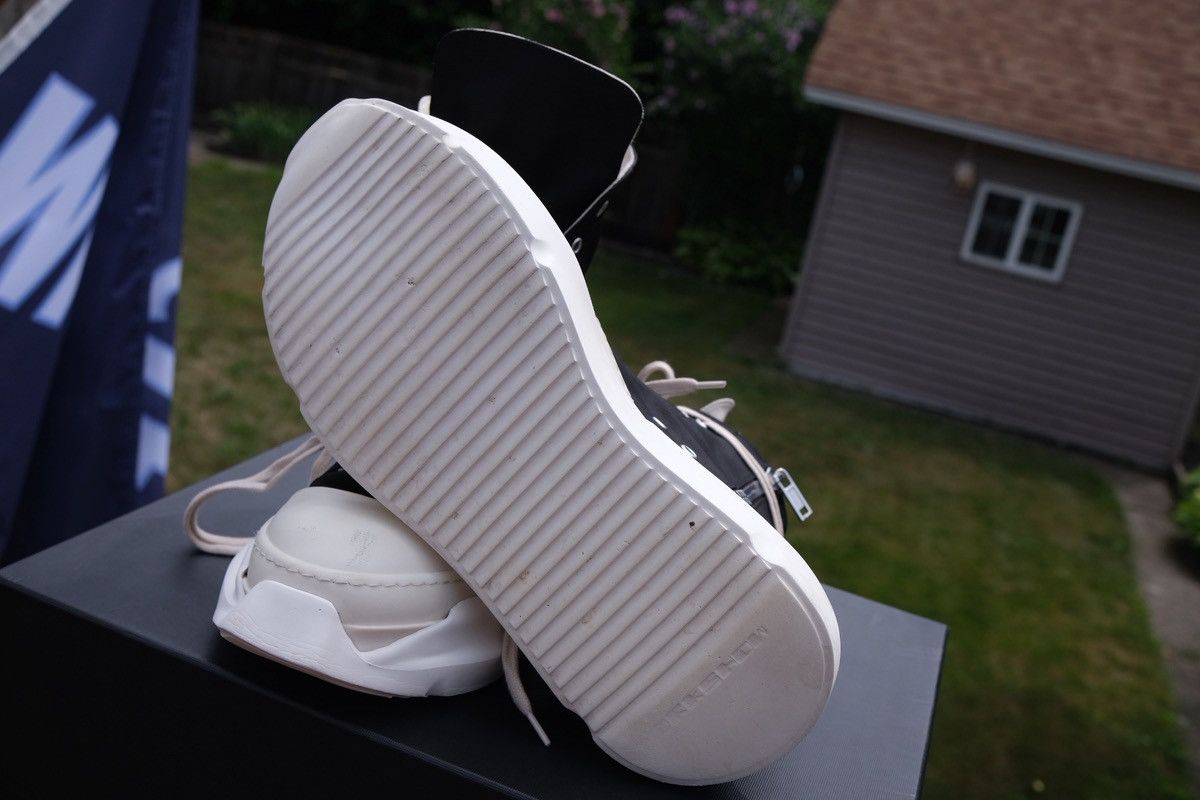 Rick Owens Rick Owen DRKSHDW Abstract High-Top Nylon Canvas Sneaker Size US 10 / EU 43 - 8 Thumbnail