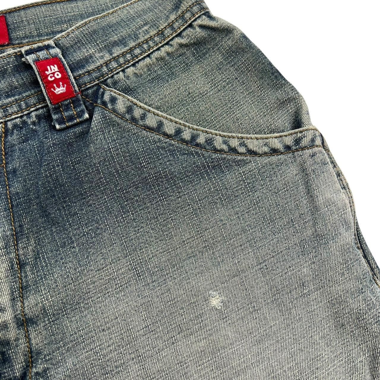JNCO Vintage Jnco Crown Baggy Denim Shorts / Jorts - Waist: 30” Size US 30 / EU 46 - 7 Thumbnail