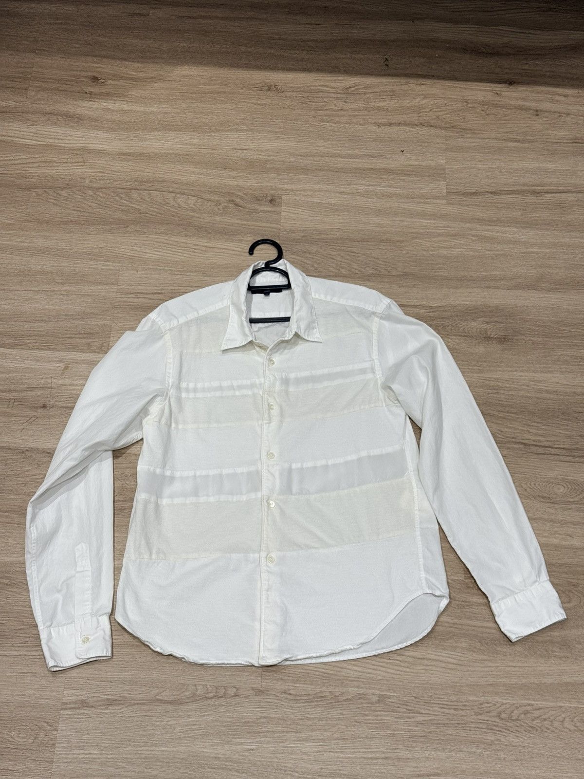 Comme des Garcons Comme Des Garcons Homme Hybrid Shirt Striped 6🟩4 Size US M / EU 48-50 / 2 - 2 Thumbnail