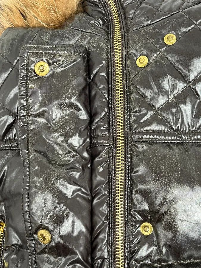 Vintage 2000s Vintage Dark Brown Puffer Long Jacket Size US S / EU 44-46 / 1 - 10 Thumbnail