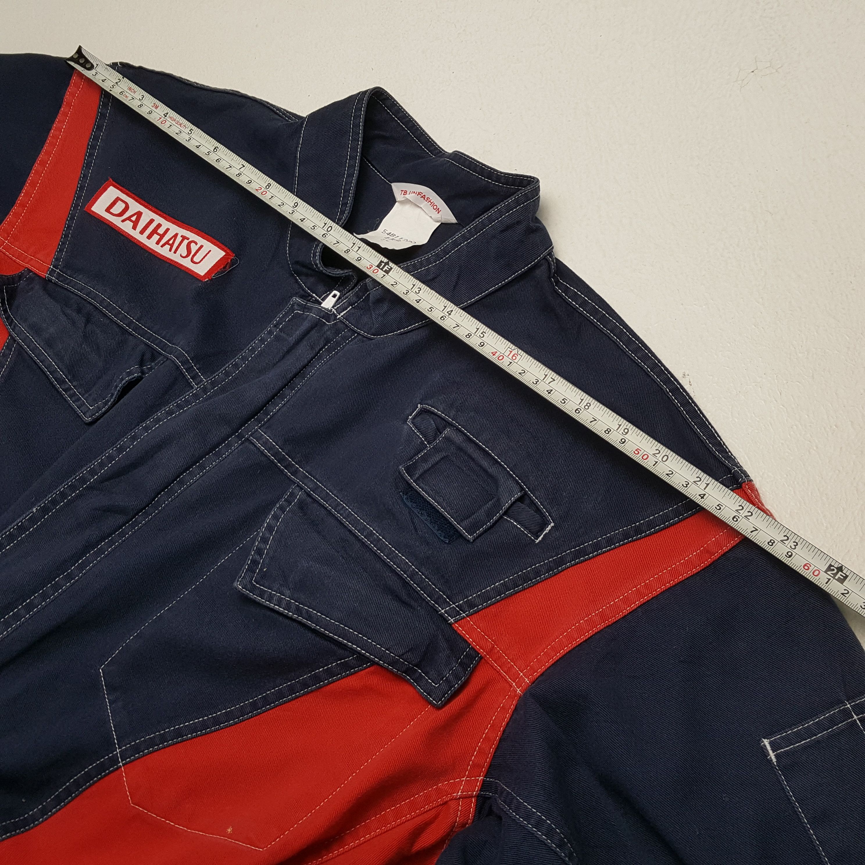 Vintage DAIHATSU Japanese Motorsports Workwear Coverall Jacket Size US XL / EU 56 / 4 - 9 Thumbnail
