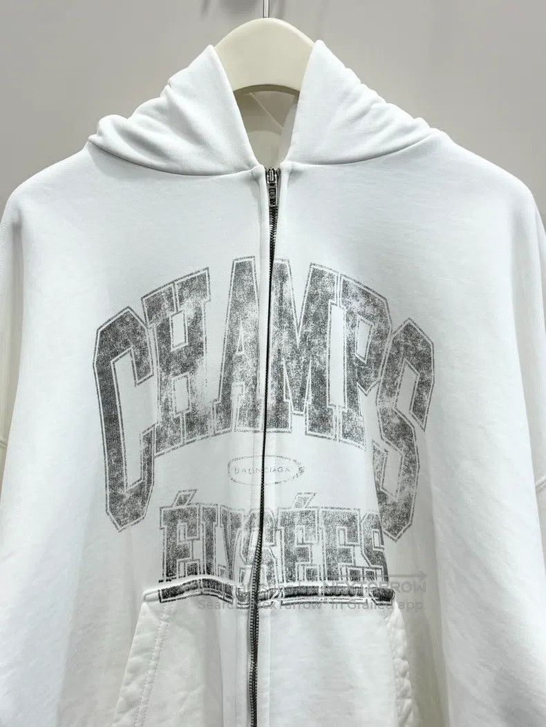 Balenciaga Balenciaga Letter zipper hooded sweatshirt Size US M / EU 48-50 / 2 - 3 Thumbnail