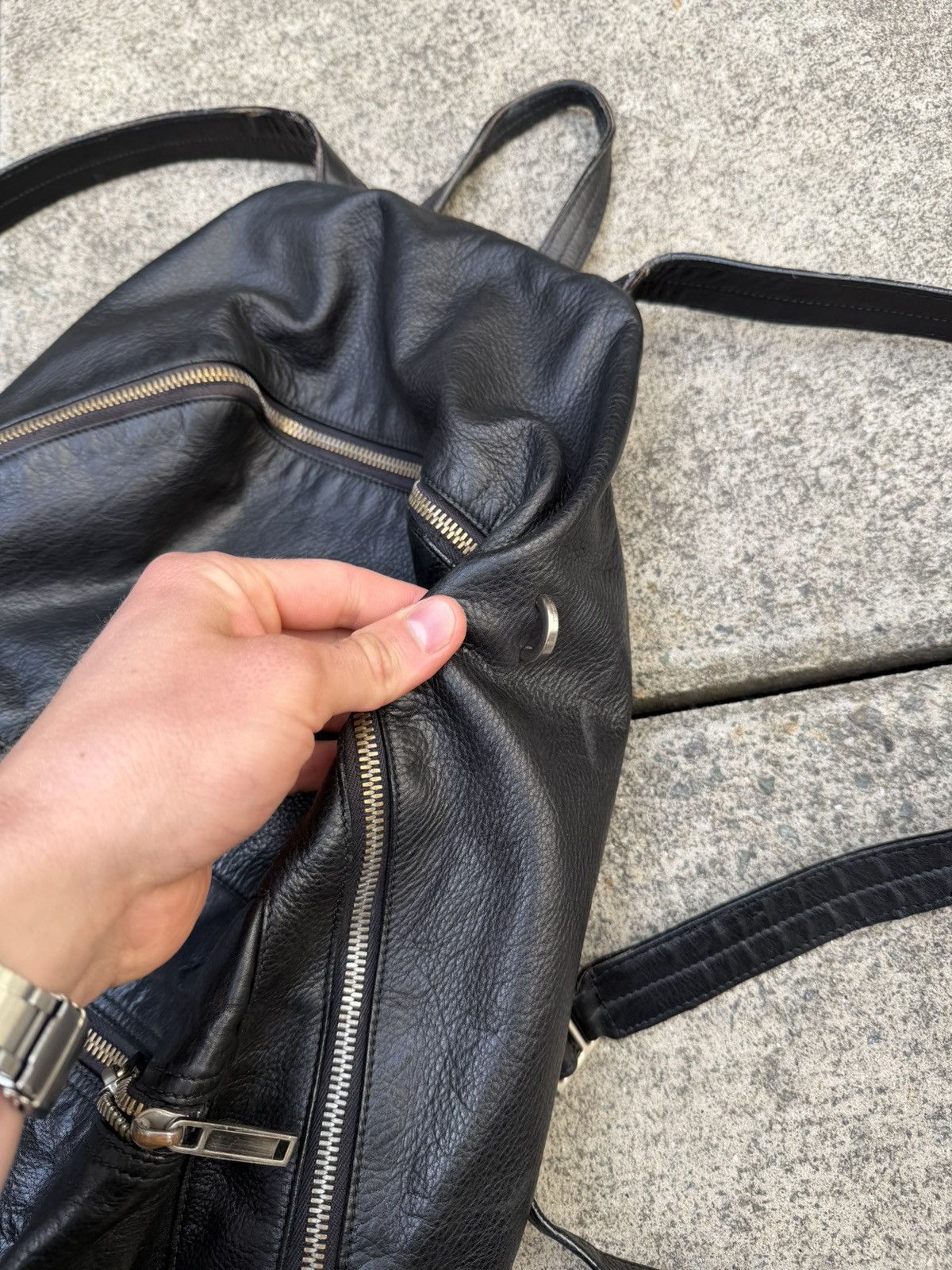 Rick Owens RICK OWENS SS19 BABEL BACKPACK Size ONE SIZE - 5 Thumbnail