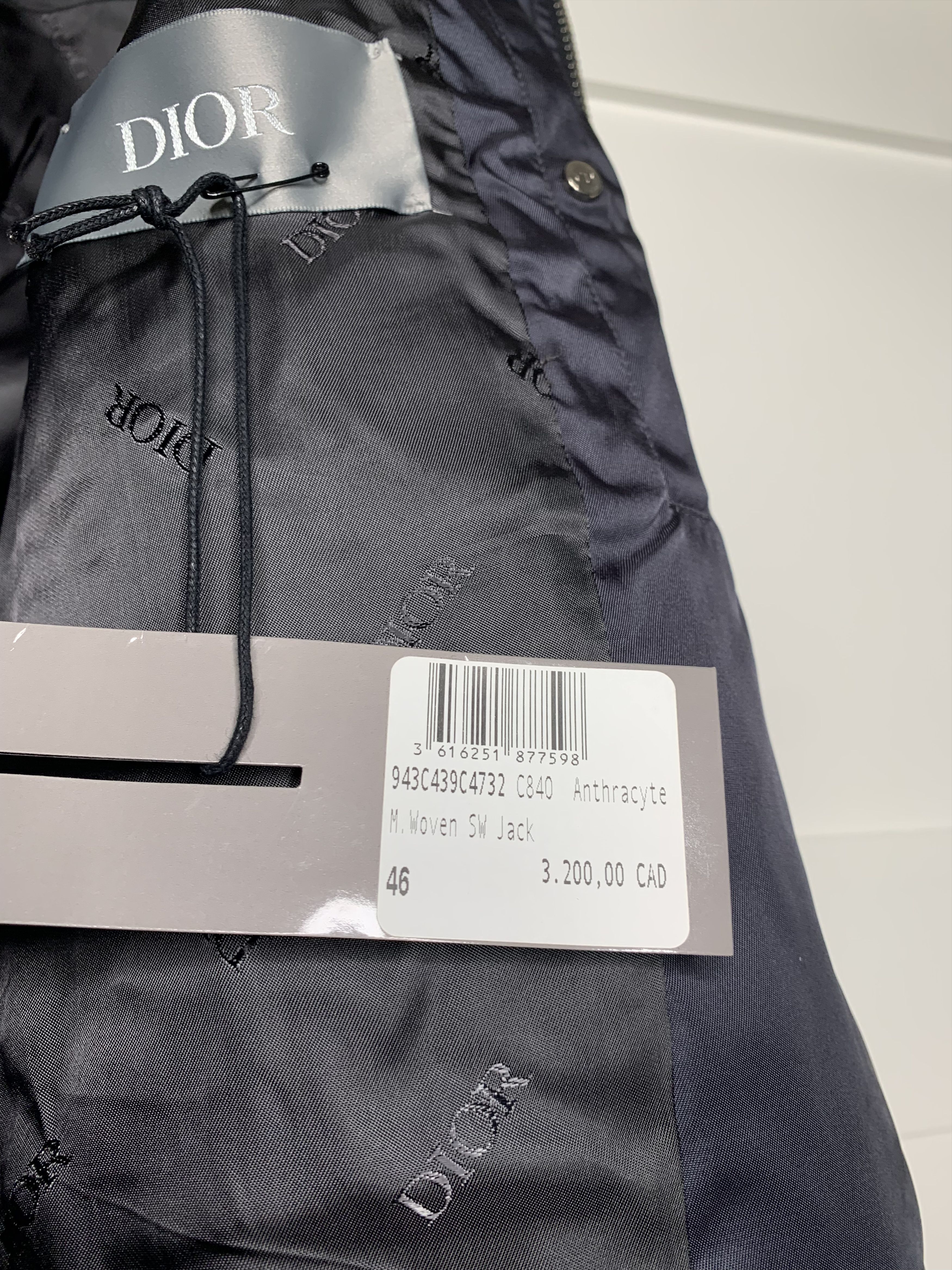 Dior Dior Saddle Anthracite Gray Bomber Jacket Size US S / EU 44-46 / 1 - 10 Thumbnail
