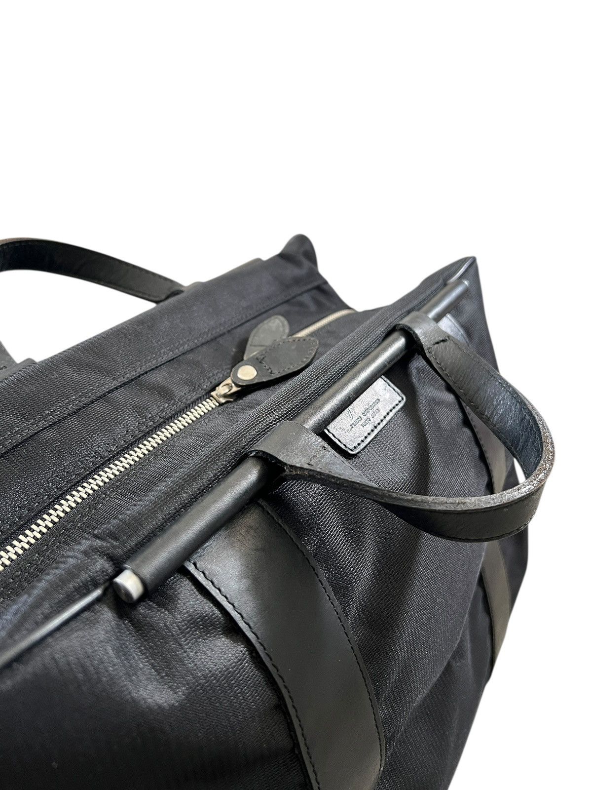 Yohji Yamamoto Vintage Yohji Yamamoto Y’SACCS Boston Bag Leather Trim Size ONE SIZE - 6 Thumbnail