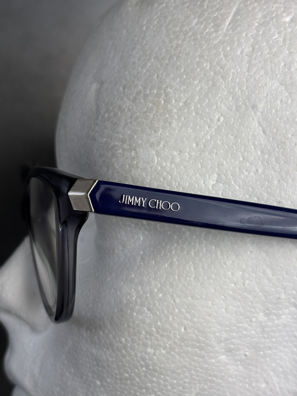 Jimmy Choo Jimmy Choo Eyeglasses Cat Eye Bold Librarian JC 226 Blue Y2K Size ONE SIZE - 13 Thumbnail