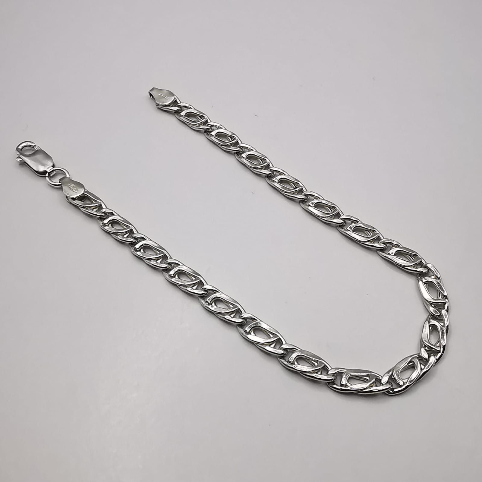 Sterling Silver Vintage Bracelet Jewelry,925 Sterling Silver, Handmade 5,96g Size ONE SIZE - 4 Thumbnail
