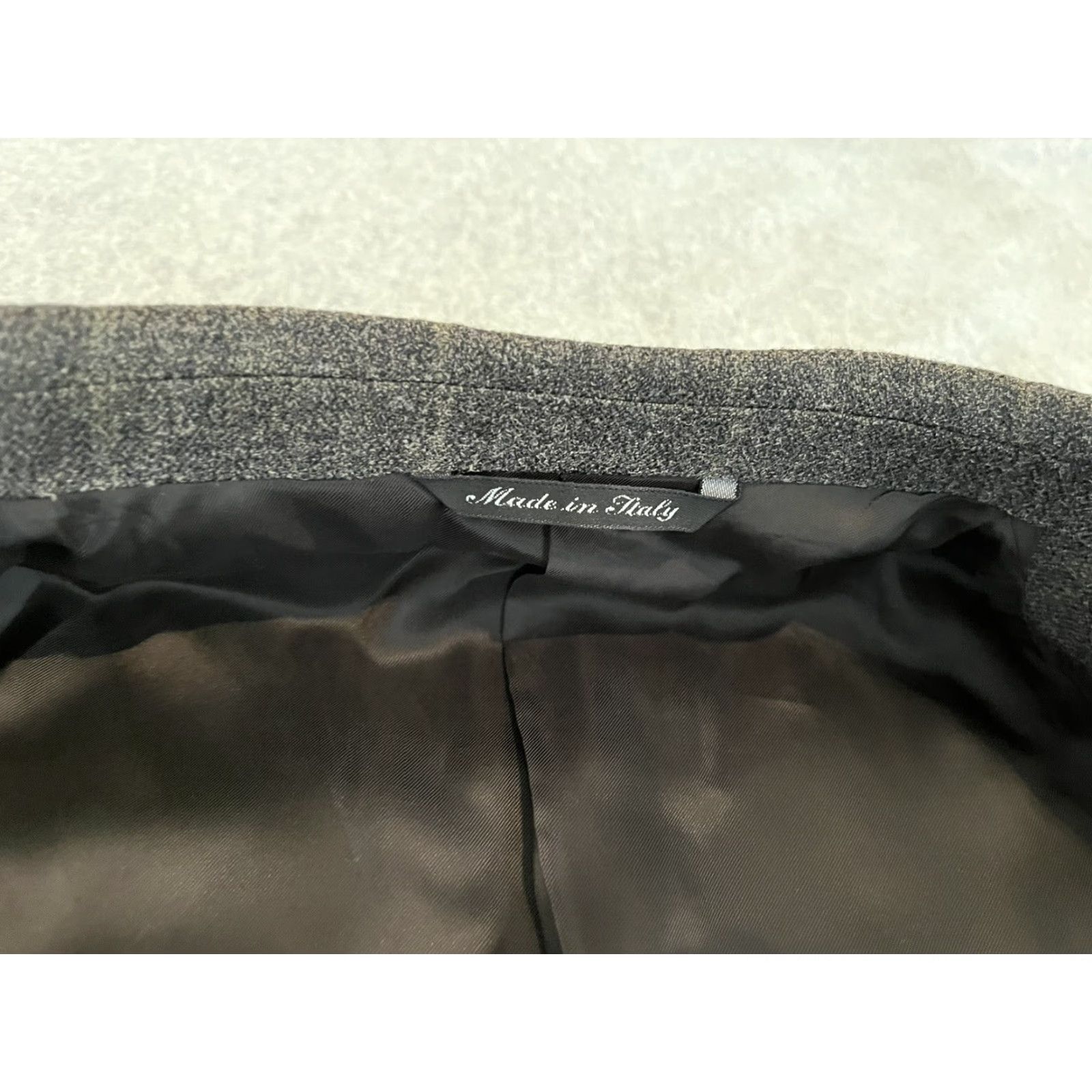 Canali Canali Proposta Blazer Silk Wool Gray Check 40R Men Dress Vintage? Size 40R - 5 Thumbnail