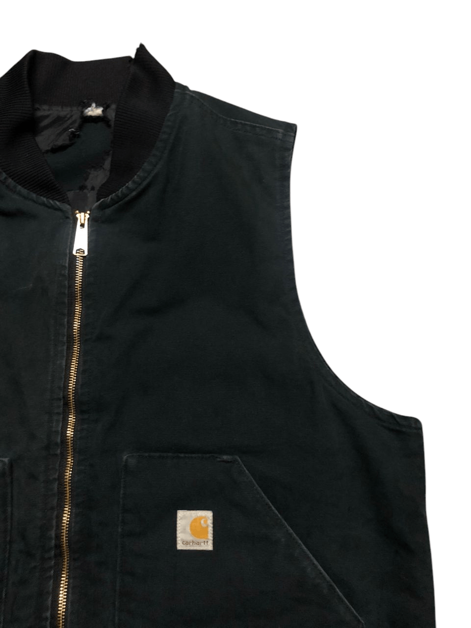 Carhartt Carhartt Quilted Dark Green Vest Faded Distressed Size US L / EU 52-54 / 3 - 5 Thumbnail