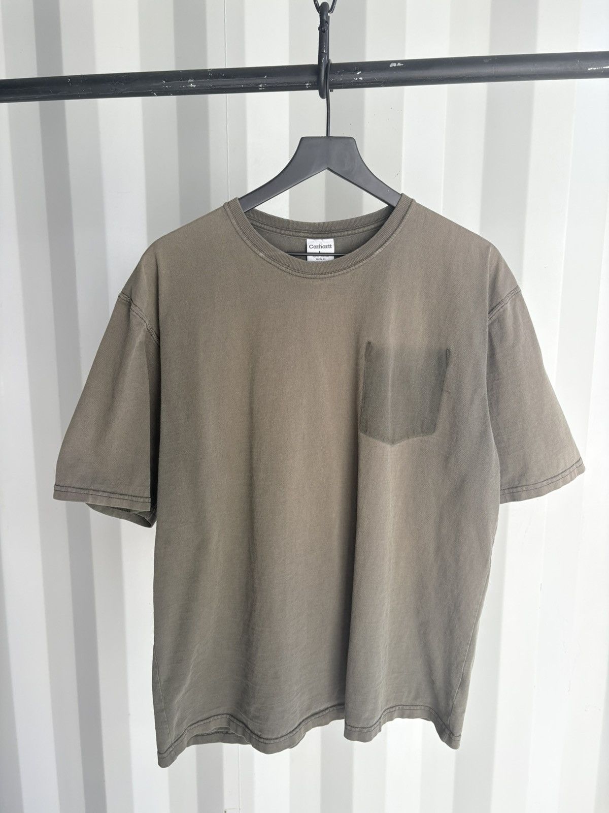 Vintage Vintage Blank Shirt Thrashed Faded Distressed GRUNGE Band Size US XL / EU 56 / 4 - 1 Thumbnail