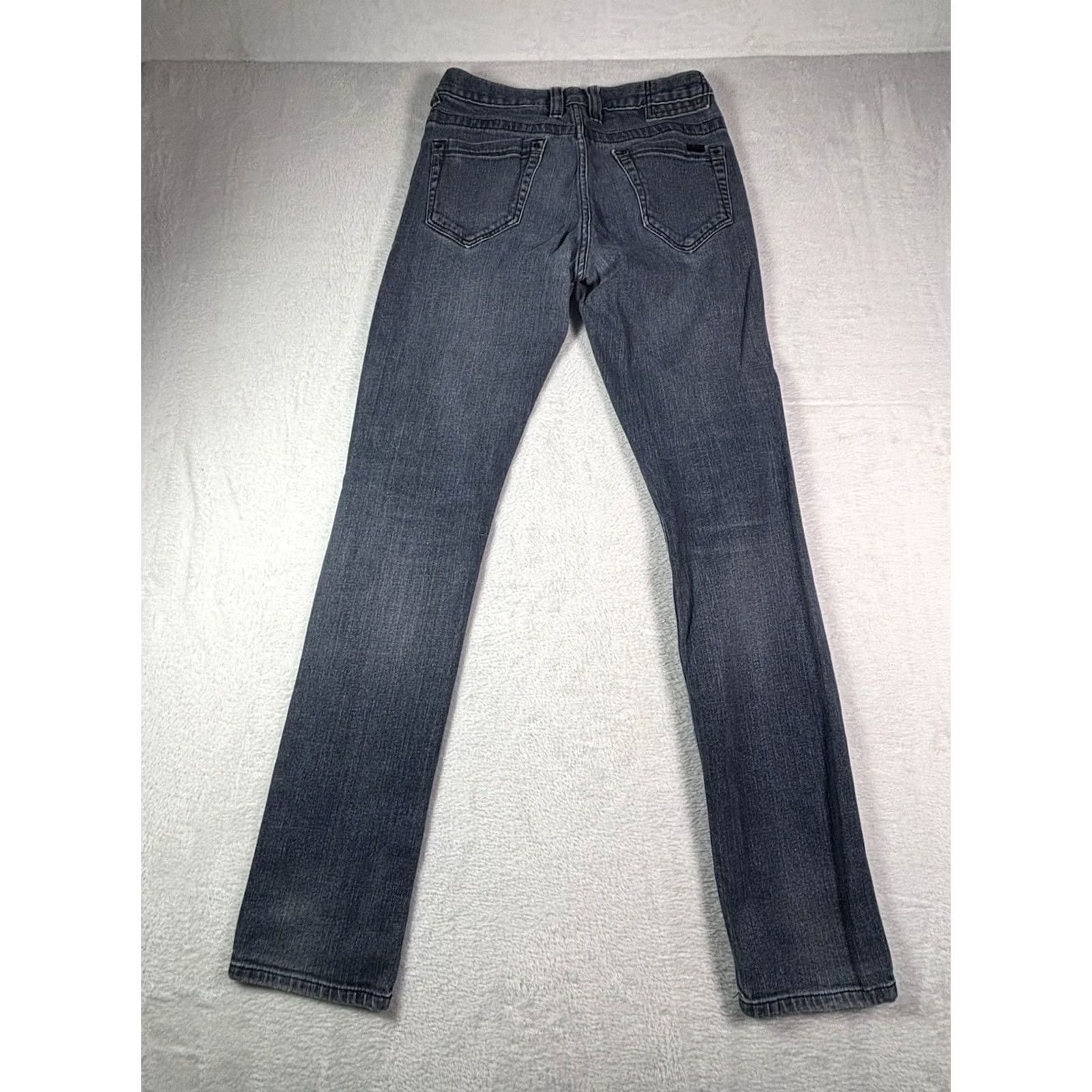 Guess G by Guess Jeans Womens Skinny Stretch Denim Distressed Dark Blue 29 Size 29 Low Rise Zip 5-Pocket Adults Womens Size 29" - 2 Thumbnail
