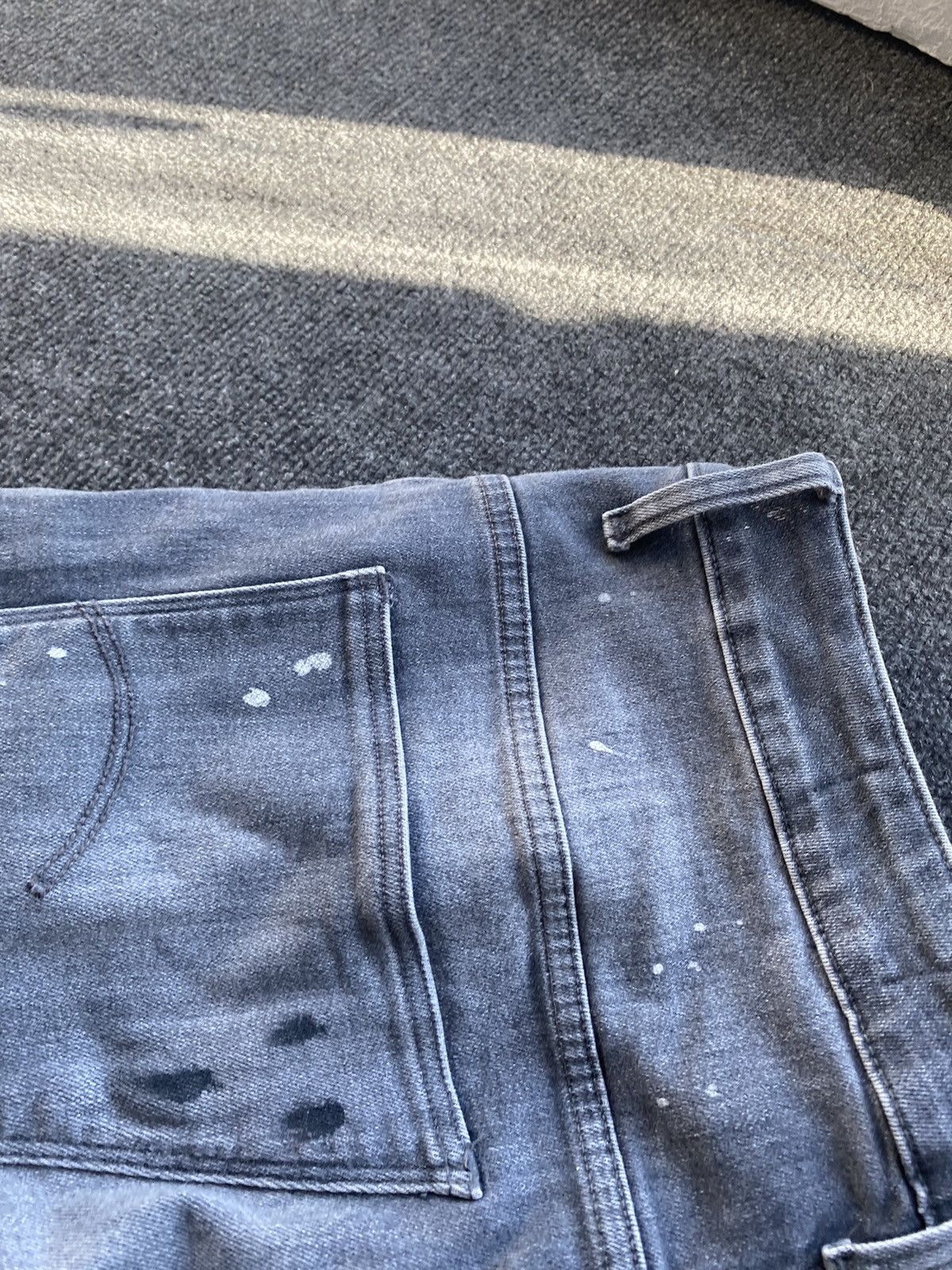 G-Star 🔥Opium Punk G Star arc 3d slim gray distressed jeans men 33 Size US 33 - 19 Thumbnail