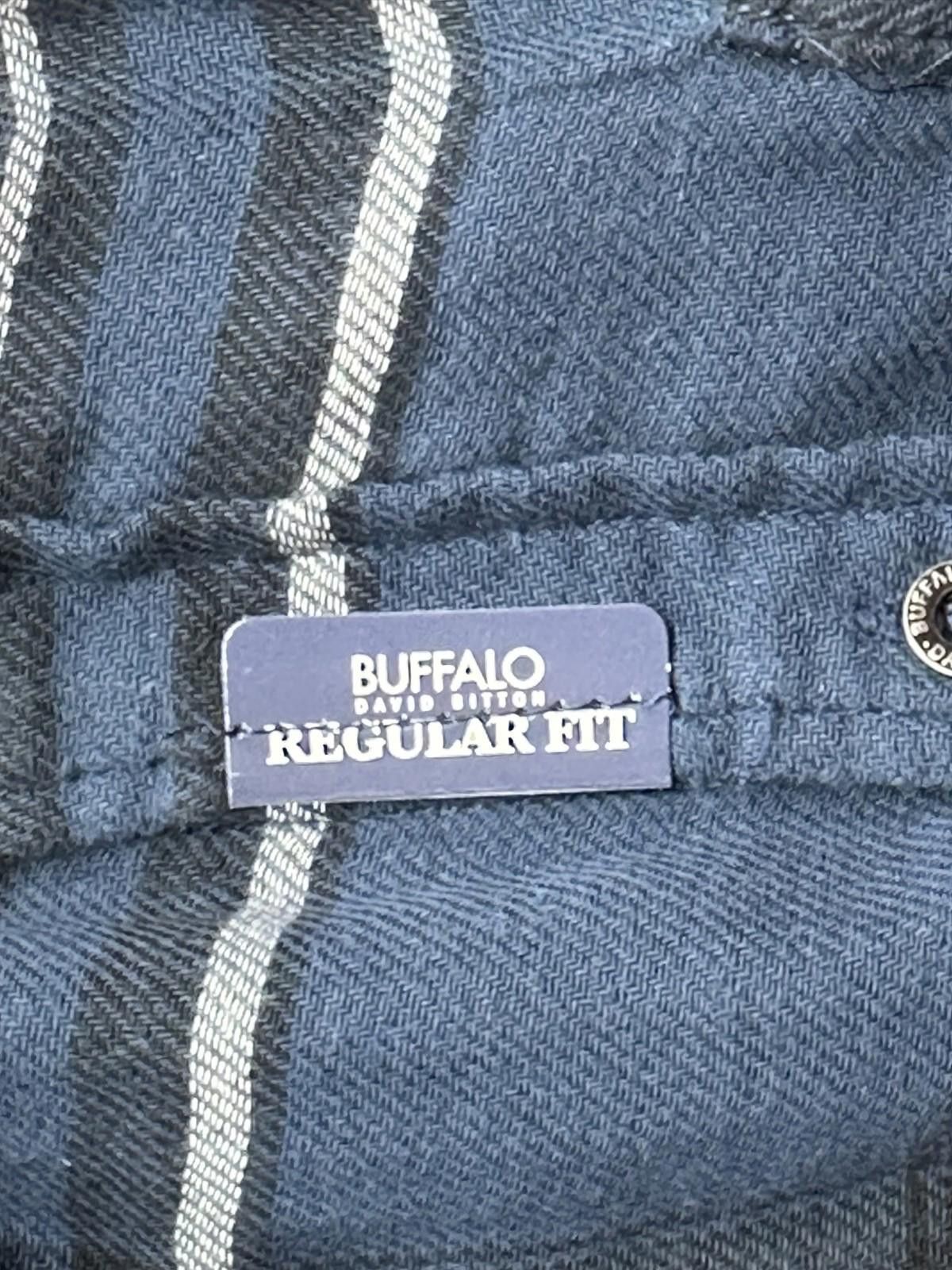 Other David Bitton Buffalo Regular Fit Flannel Button Down Blue S Size US S / EU 44-46 / 1 - 6 Thumbnail