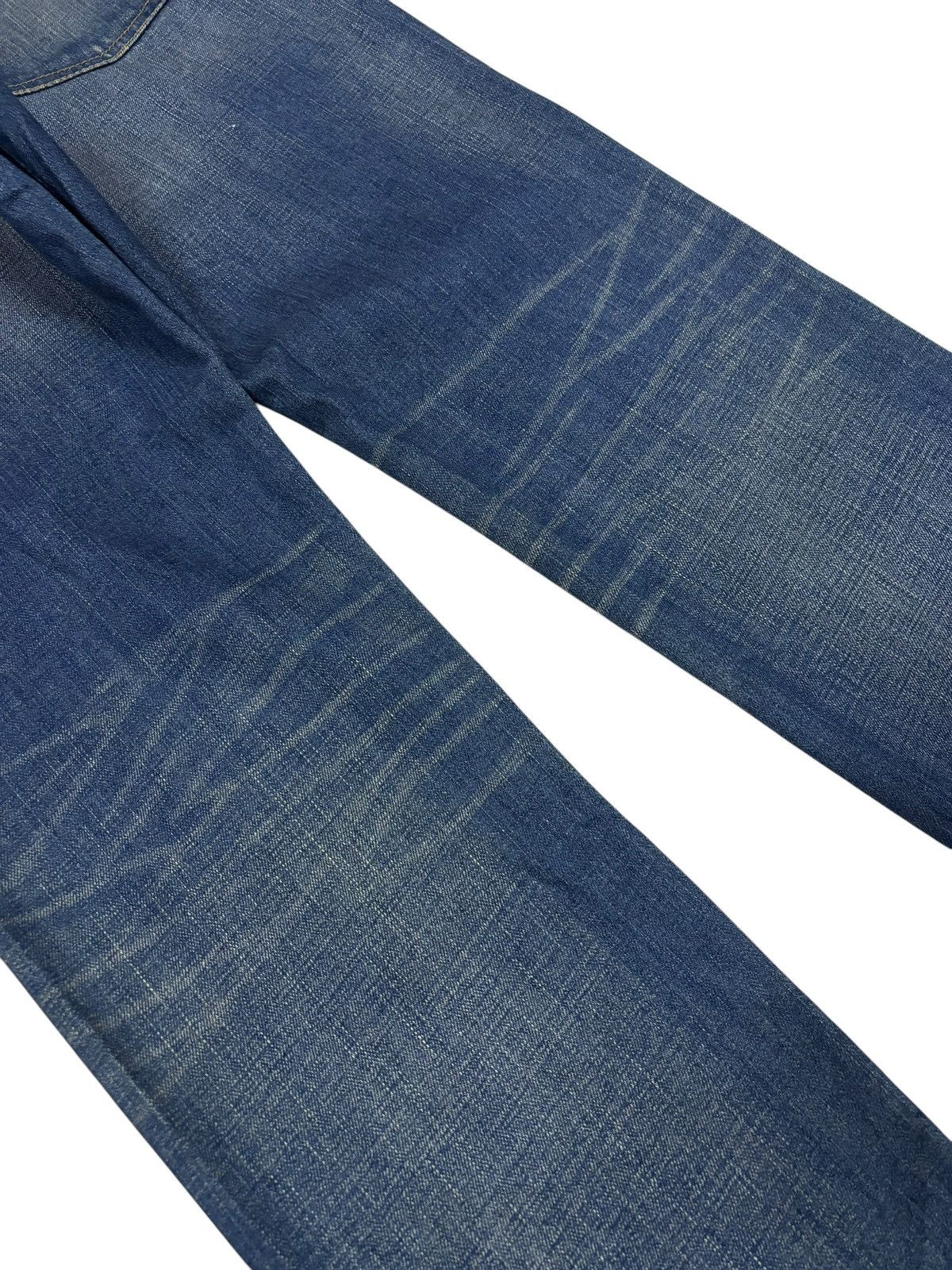 Japanese Brand × Kaihara Denim Vintage Kaihara Uniqlo S-002 Faded Washed Jeans Size US 31 - 4 Thumbnail