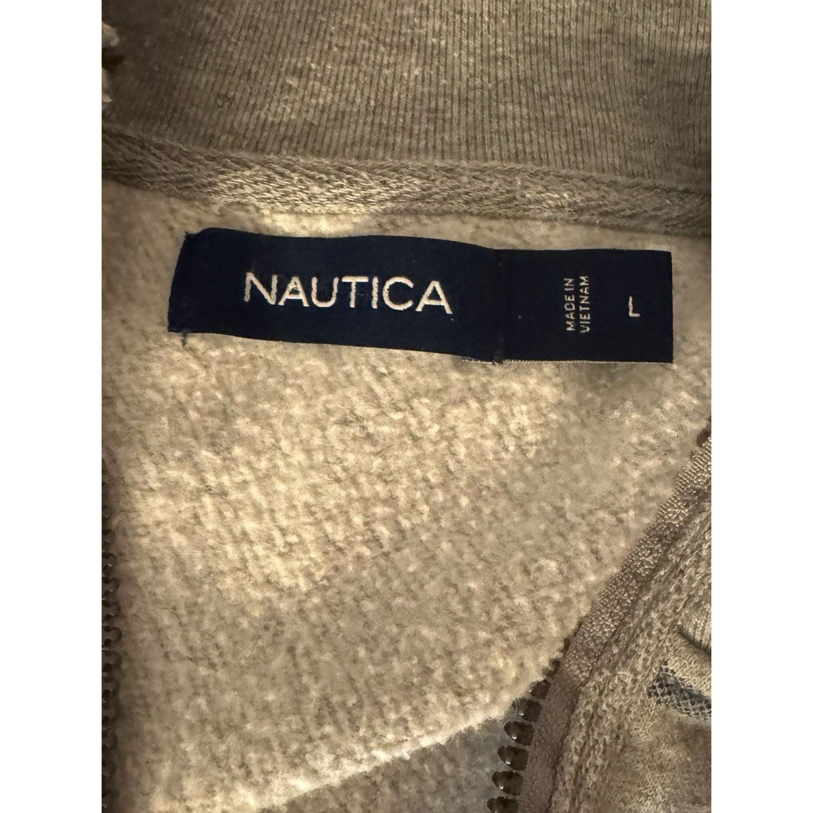 Nautica Nautica Quarter Zip Pullover Plaid Sweatshirt Gray Preppy Size US L / EU 52-54 / 3 - 6 Thumbnail