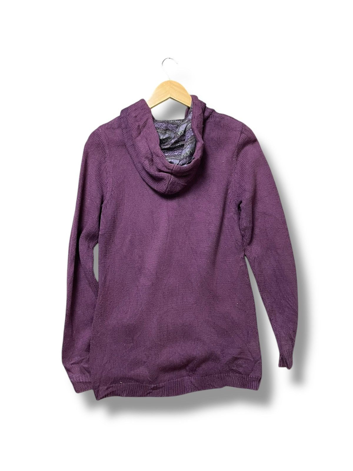 Designer × Eddie Bauer × Vintage Eddie Bauer x Vintage Knitted Hoodie (43) Size US S / EU 44-46 / 1 - 4 Thumbnail