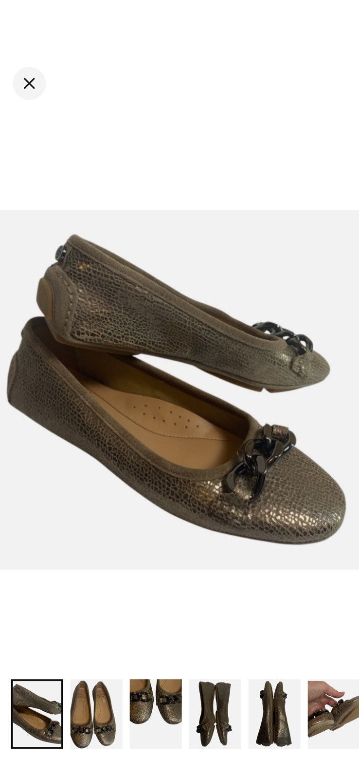 Donald Pliner Donald Pliner Leather Ballet Flat Meets Driving Moccasin Size US 6.5 / IT 36.5 - 1 Thumbnail