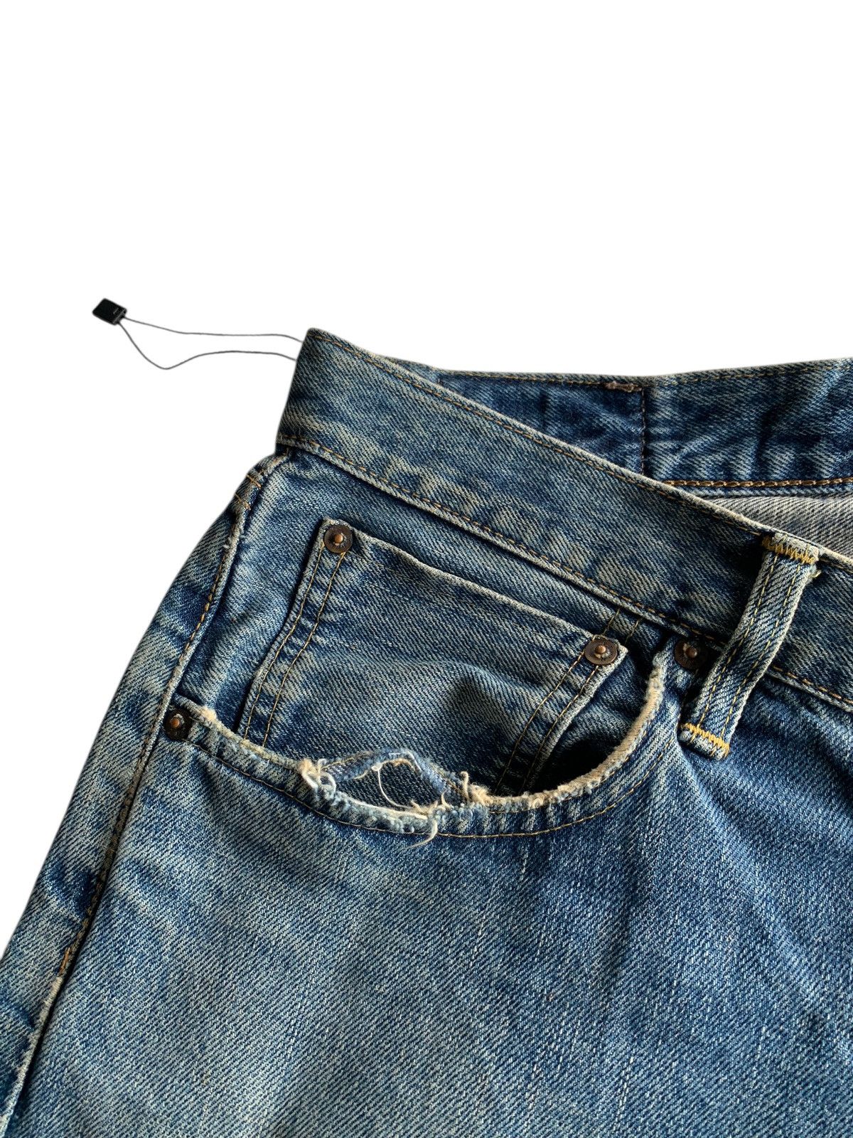 Other VINTAGE EDWIN 505X RUSTY SELVEDGE JAPANESE DISTRESSED DENIM Size US 33 - 14 Thumbnail