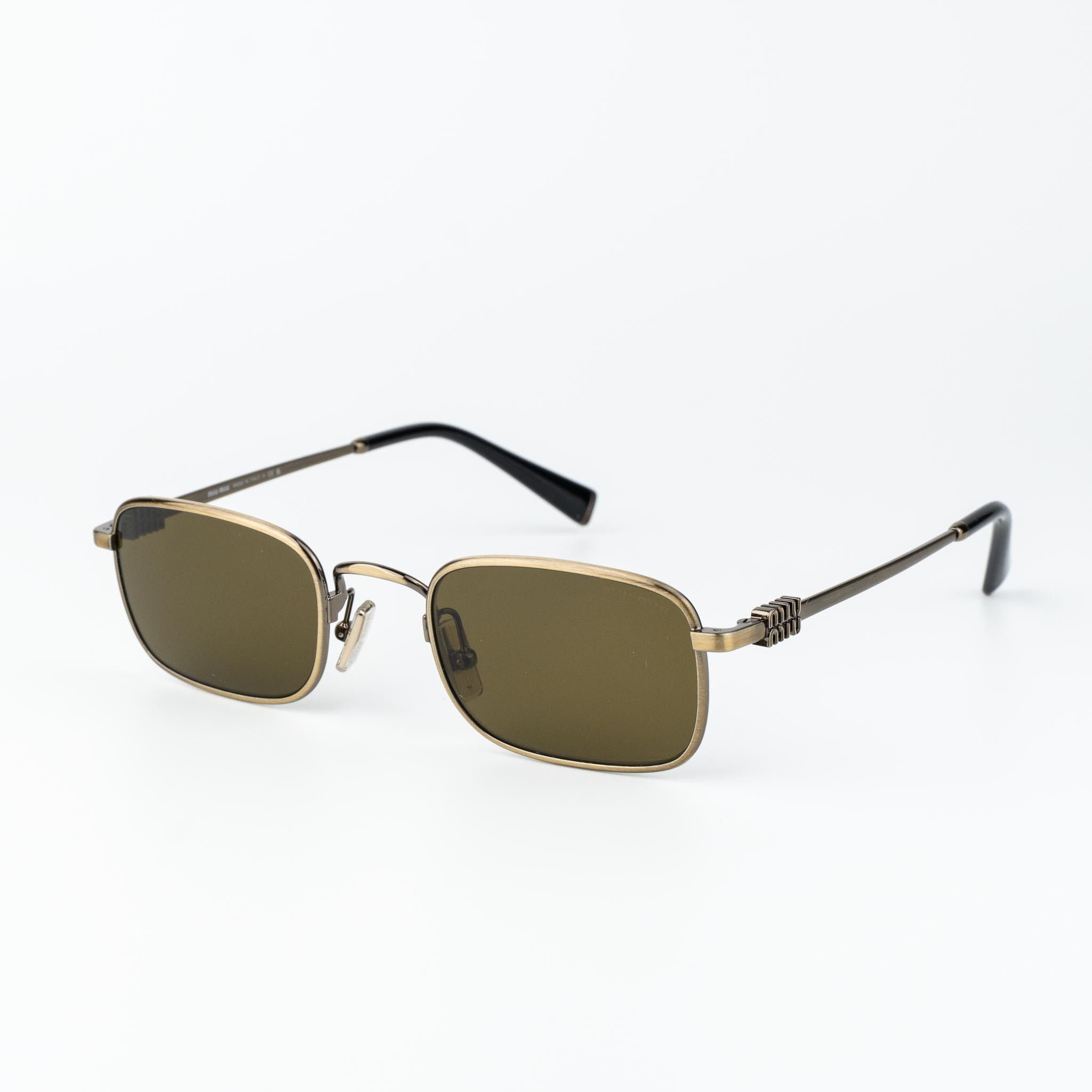 Miu Miu Miu Miu Women Sunglasses Rectangle MUA53S 26C09Z AUTHENTIC Size ONE SIZE - 3 Thumbnail