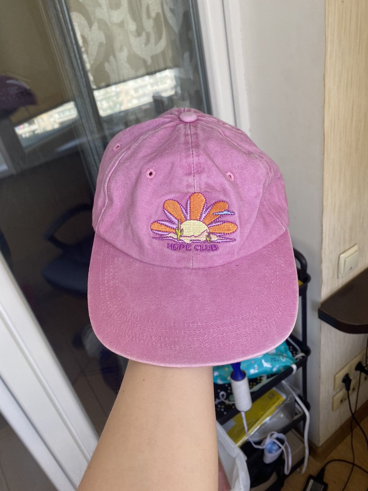 Beauty Beast × If Six Was Nine × Tyler The Creator Y2K Pink Washed Flower Cap Streetwear Size ONE SIZE - 1 Thumbnail