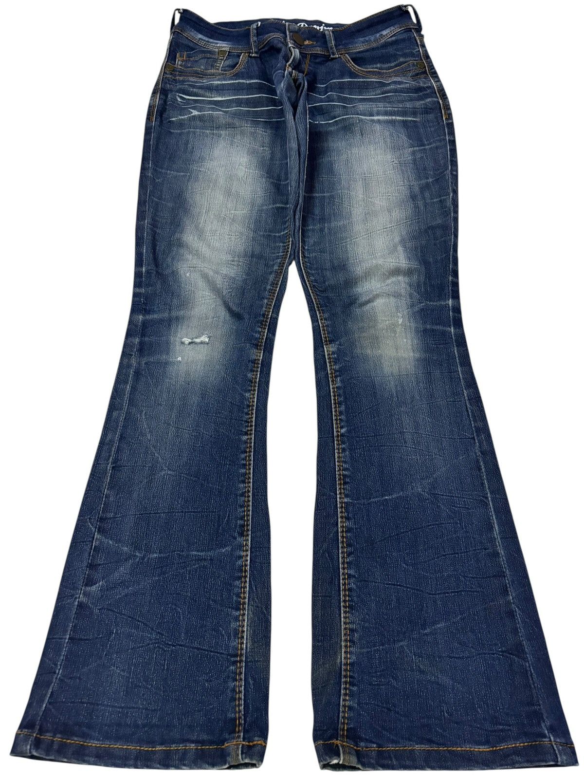 Japanese Brand Spicy Denim Japan Flared Bootcut Jeans Size 28" / US 6 / IT 42 - 1 Thumbnail