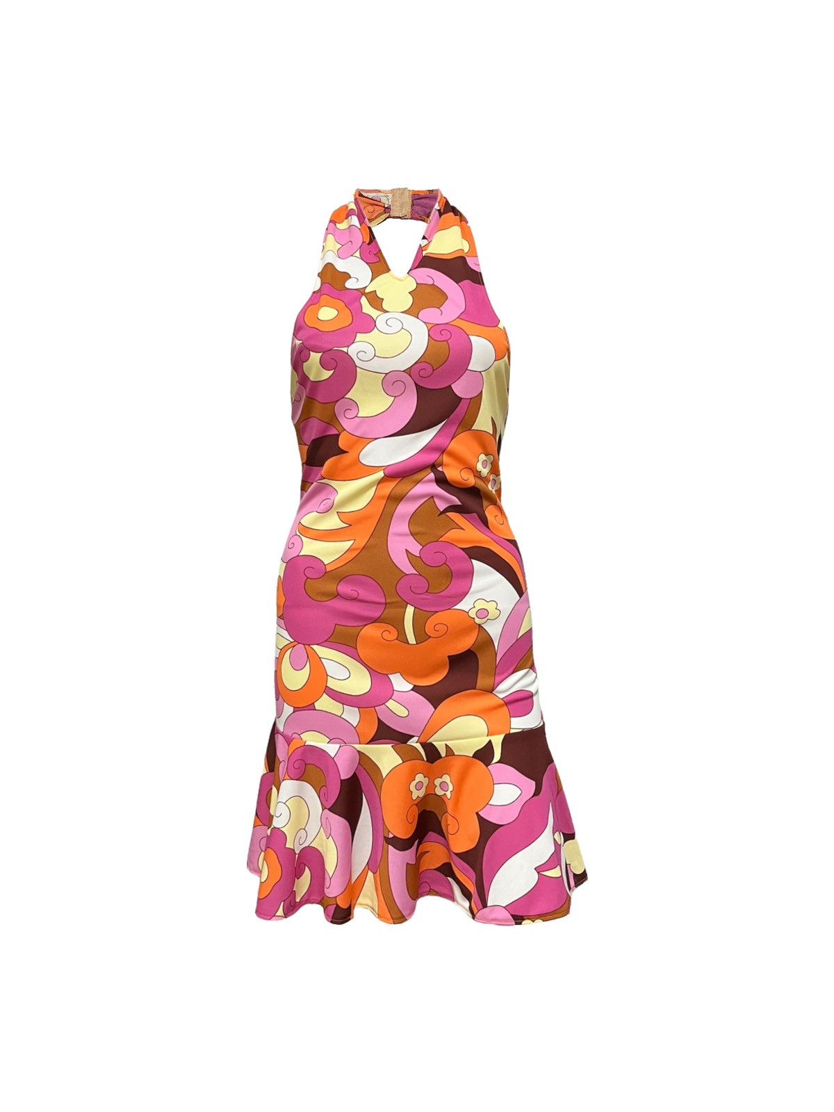 Dolce & Gabbana D&G Spring Summer 2004 Halter Neck Mini Dress Size XS / US 0-2 / IT 36-38 - 1 Thumbnail
