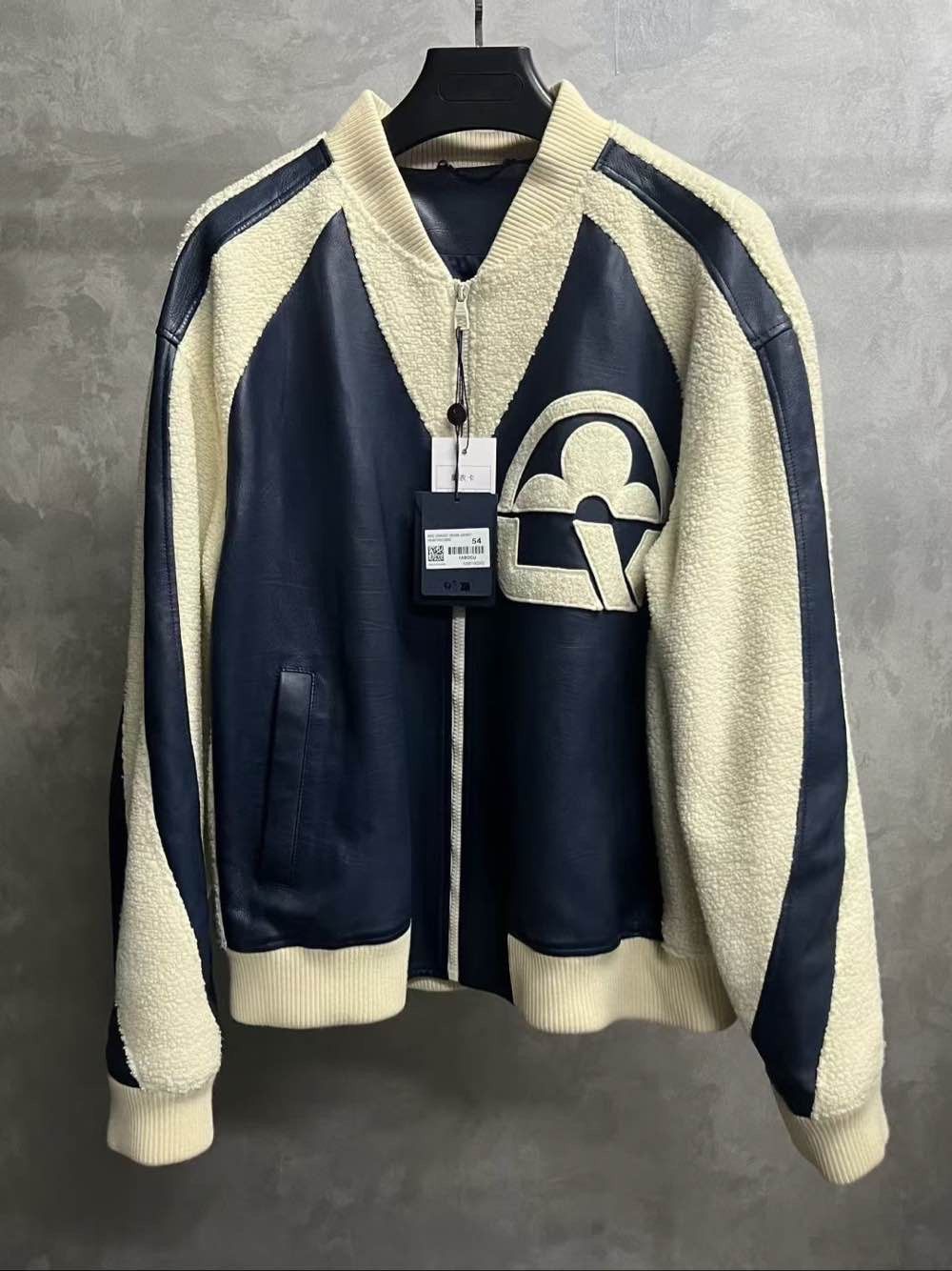 Louis Vuitton Louis Vuitton Logo Wool Blend Bomber Jacket Size 54 Size US L / EU 52-54 / 3 - 1 Thumbnail