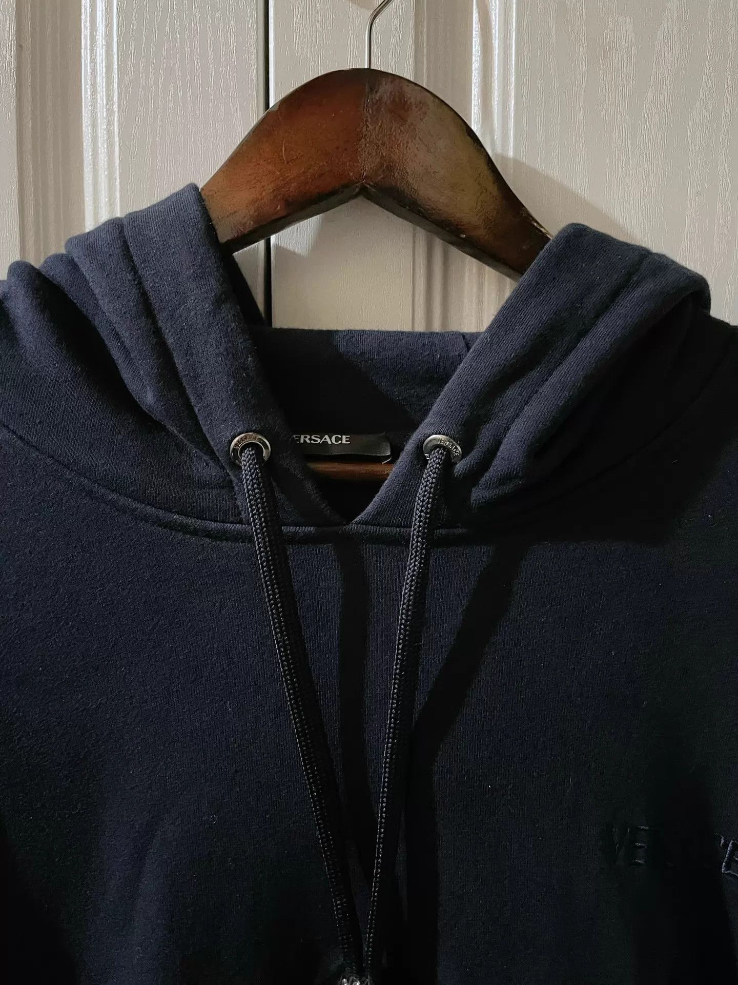 Versace Versace Runway Embroidered Hoodie Medusa Gold Buckle M Size US M / EU 48-50 / 2 - 4 Thumbnail