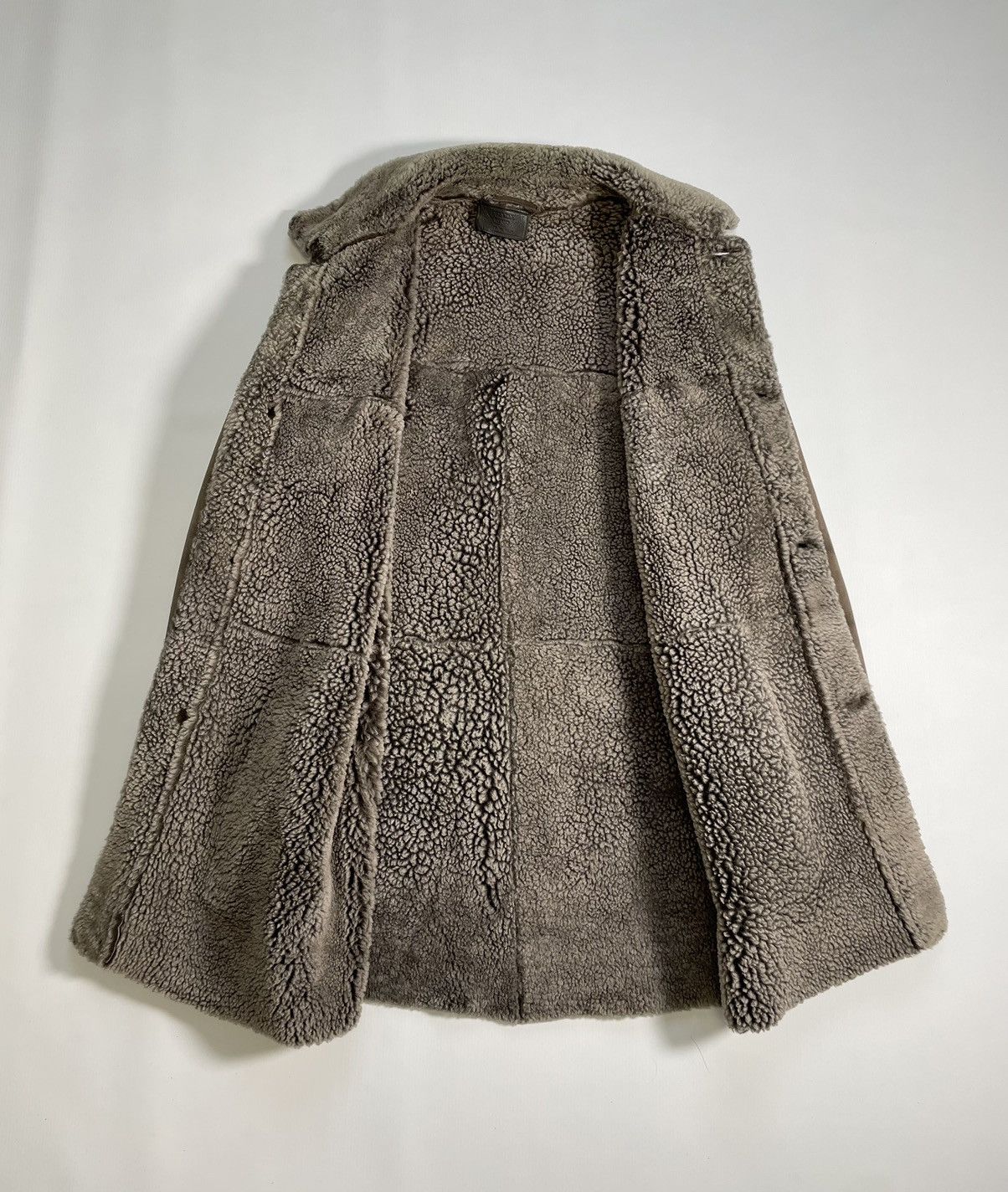 Prada A/W 07 Brown Shearling Overcoat Size US M / EU 48-50 / 2 - 12 Thumbnail