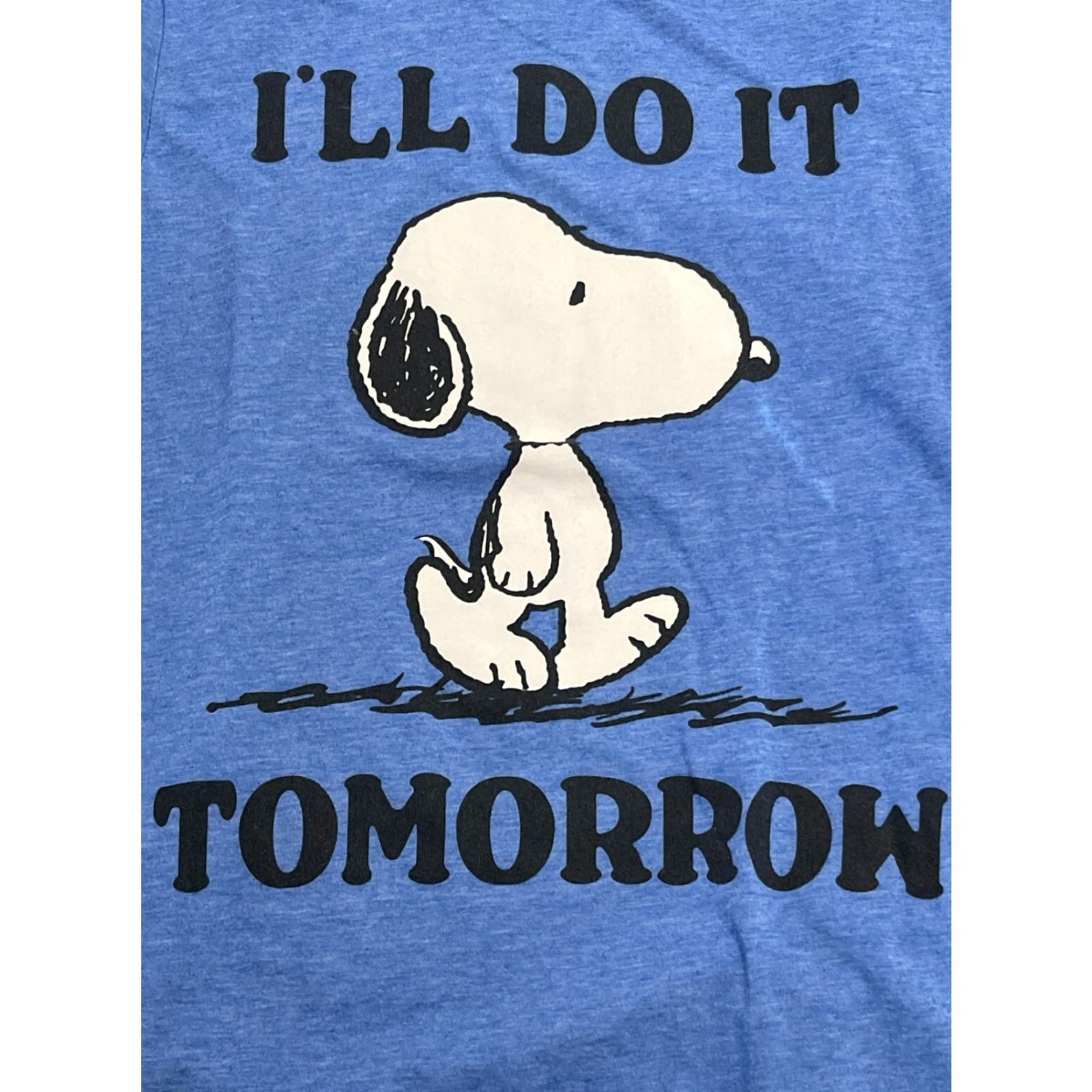 Peanuts Peanuts Shirt Men's Size Small Blue "I'll Do It Tomorrow" Print Size US S / EU 44-46 / 1 - 5 Thumbnail