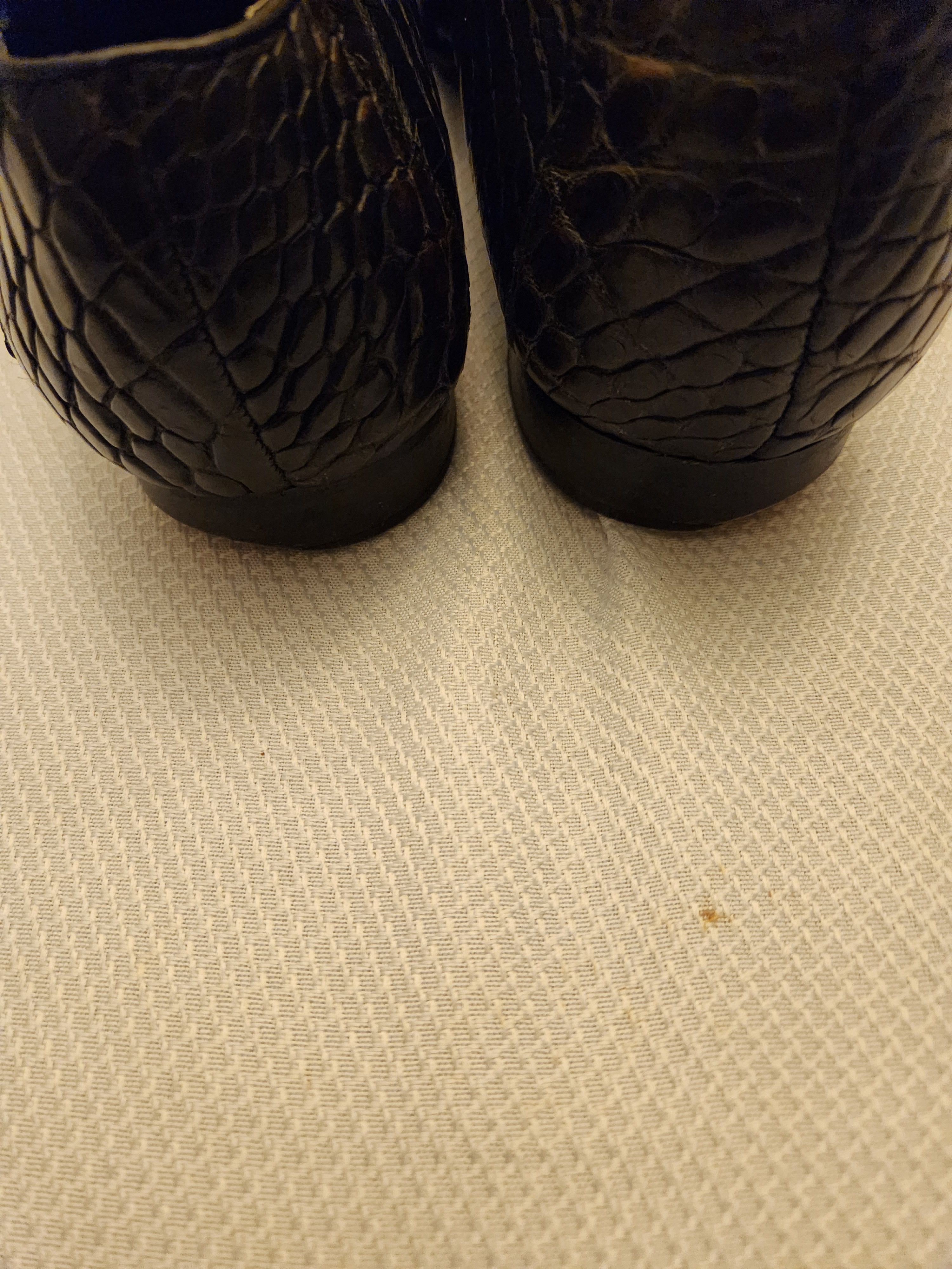 Handmade × Vintage Vintage Calcaterra Handmade Alligator Skin Tasseled Loafers Size US 10.5 / EU 43-44 - 4 Thumbnail