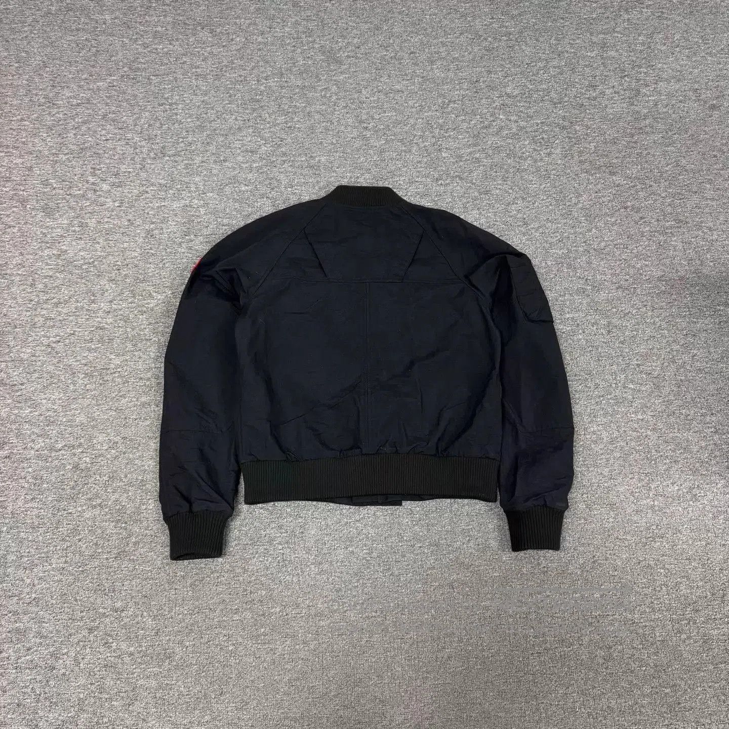 Canada Goose Black Bomber Jacket with Button Front and Pockets. Size US S / EU 44-46 / 1 - 2 Thumbnail