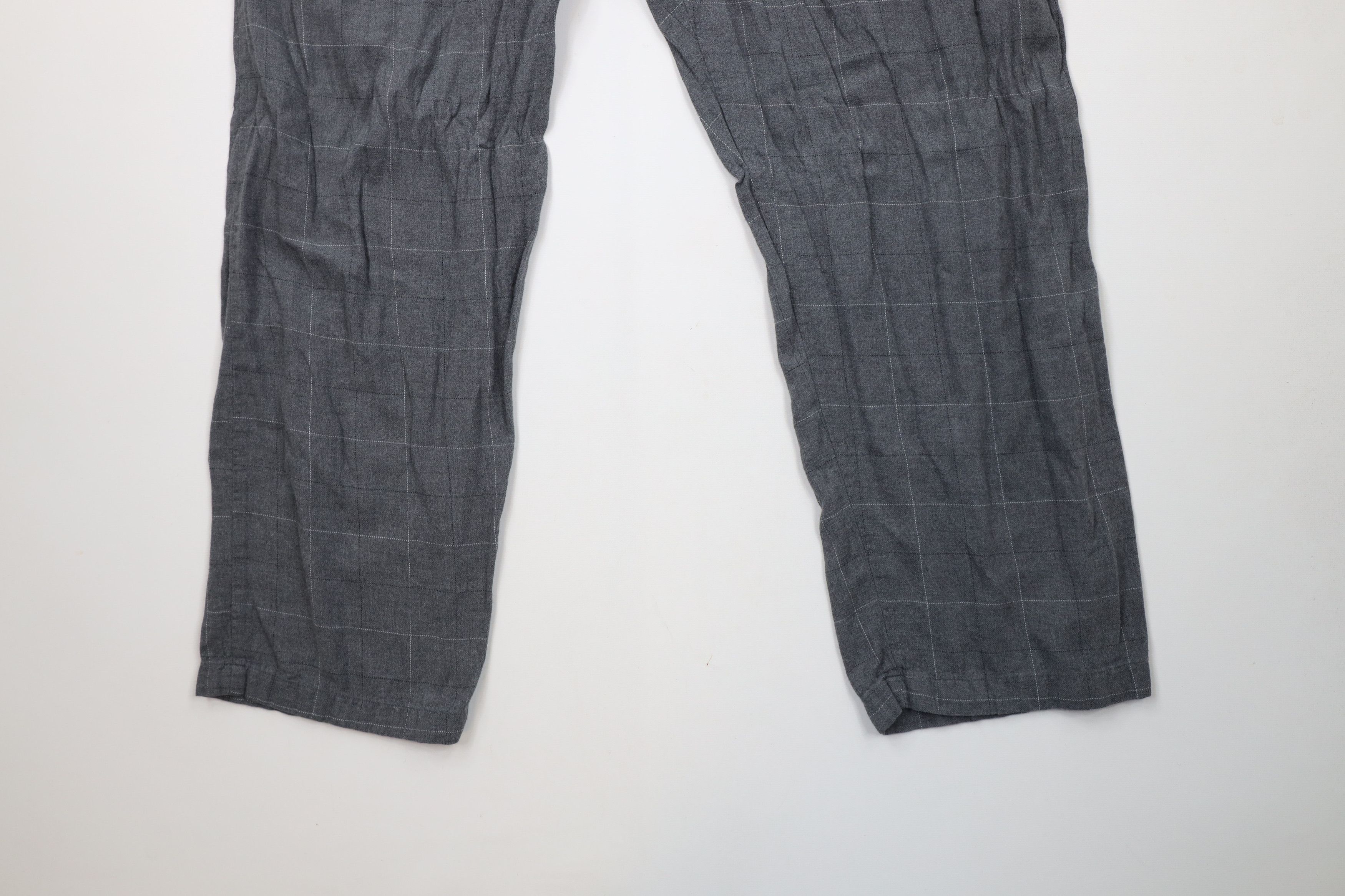 Ralph Lauren × Vintage Vintage Y2K Ralph Lauren Wide Leg Flannel Pajamas Pants Gray Size US 38 / EU 54 - 4 Thumbnail