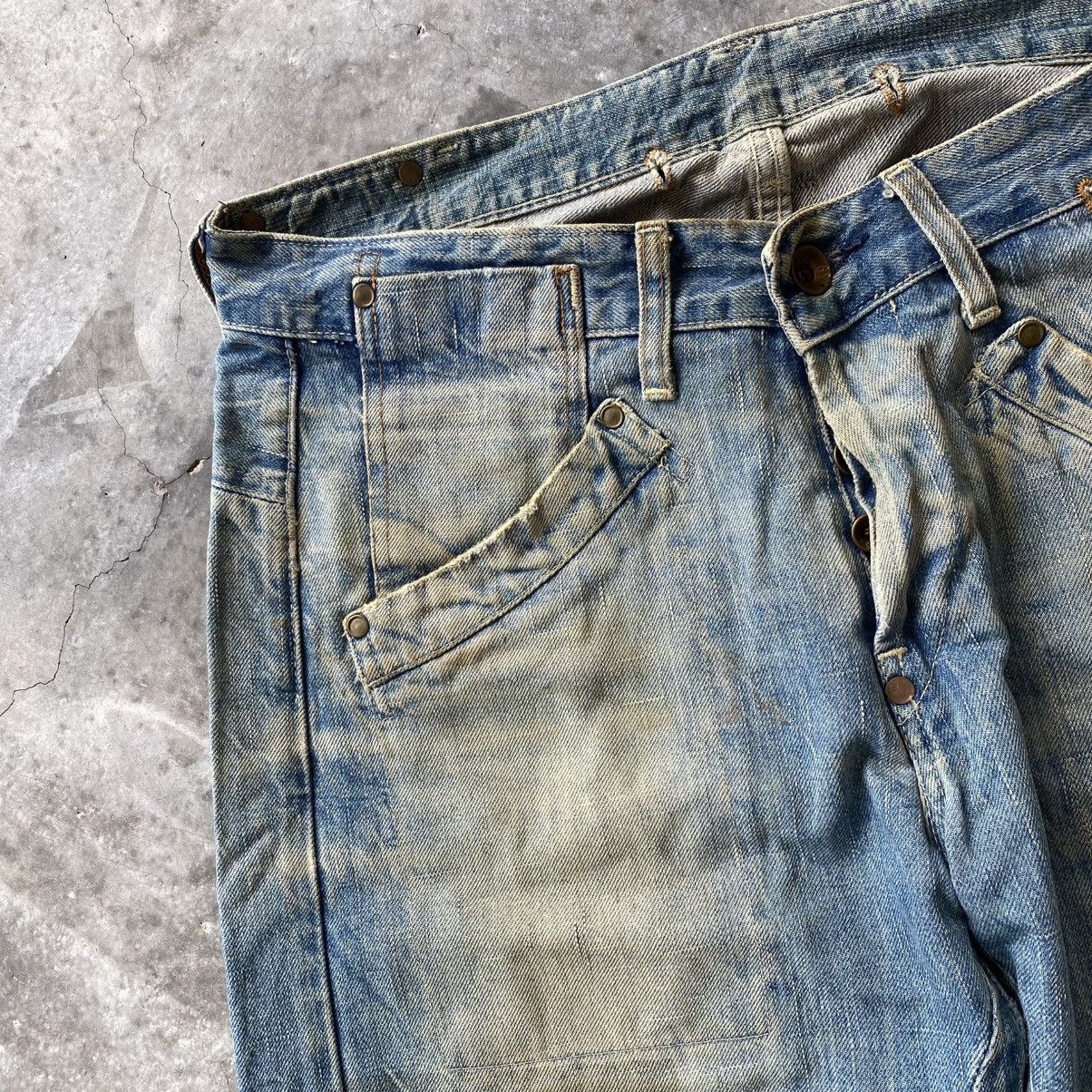 If Six Was Nine Gstar Raw Baggy Wide Distressed Denim w36 Size US 33 - 5 Thumbnail