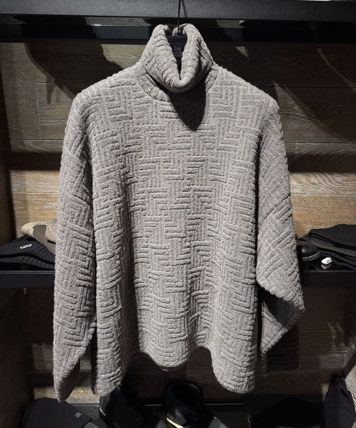 Fear of God Last Size Fear of God Wool Jacquard High Neck Sweater Size US XL / EU 56 / 4 - 1 Thumbnail