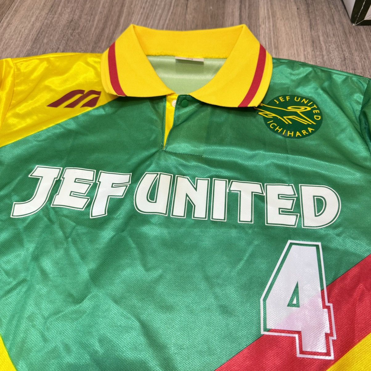 Mizuno JEF United 93/96 home shirt #4 Size US L / EU 52-54 / 3 - 3 Thumbnail